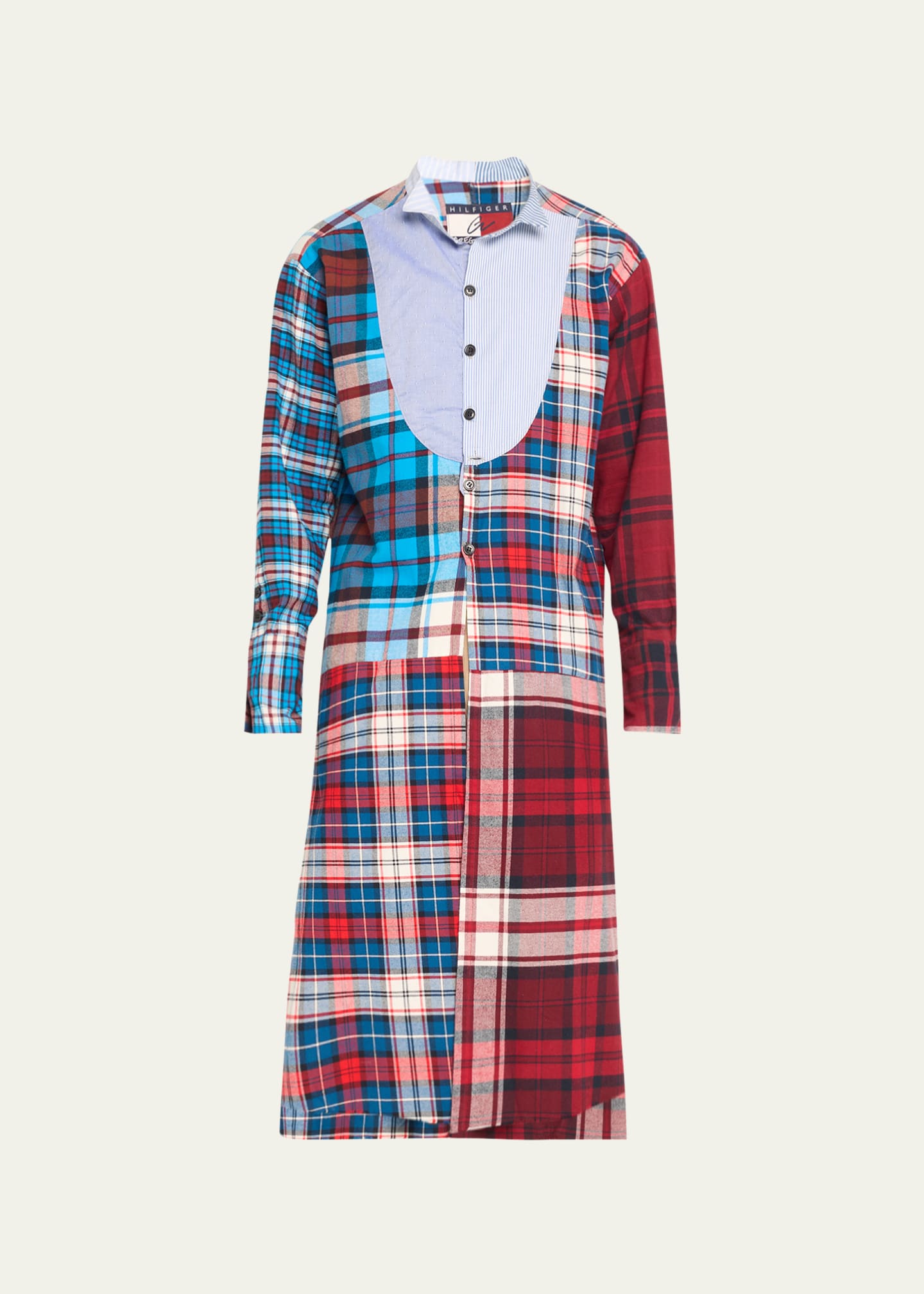 Tommy hilfiger men's plaid shirt hot sale