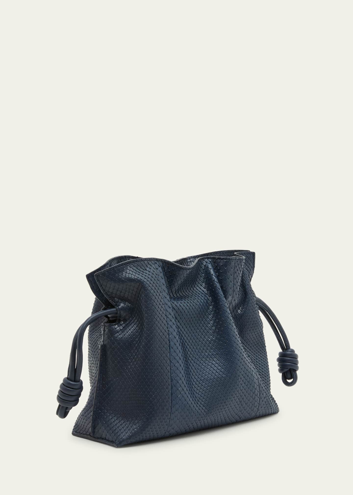 Loewe Flamenco Mini Python Embossed Clutch Bag Bergdorf Goodman