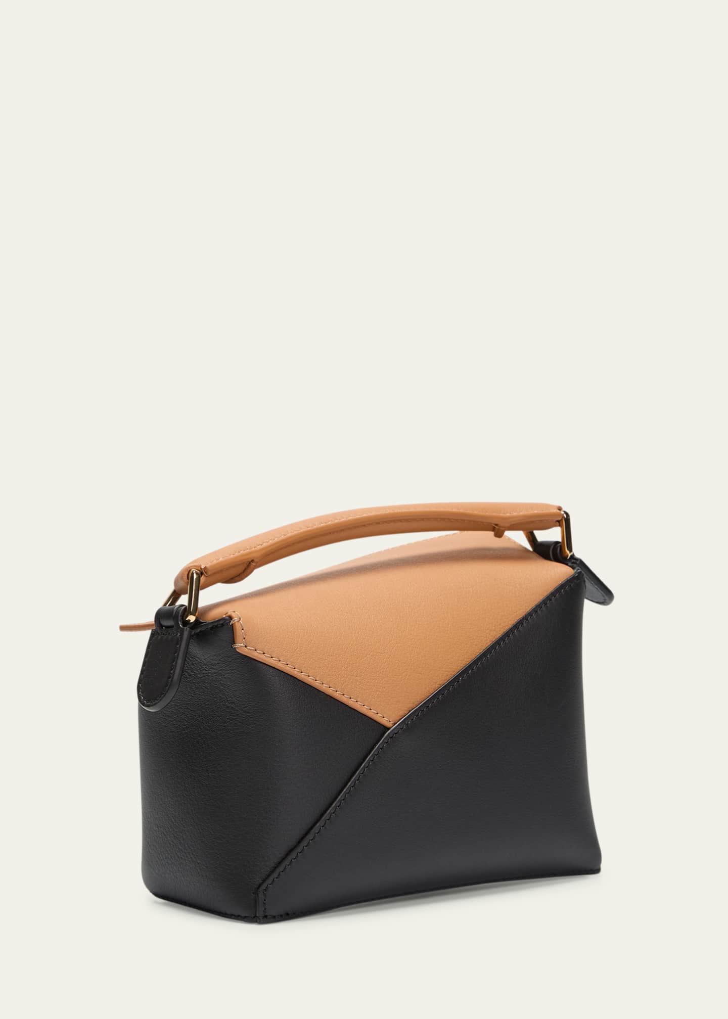 Loewe Mini Puzzle Edge Bicolor Top-Handle Bag Image 3 of 5