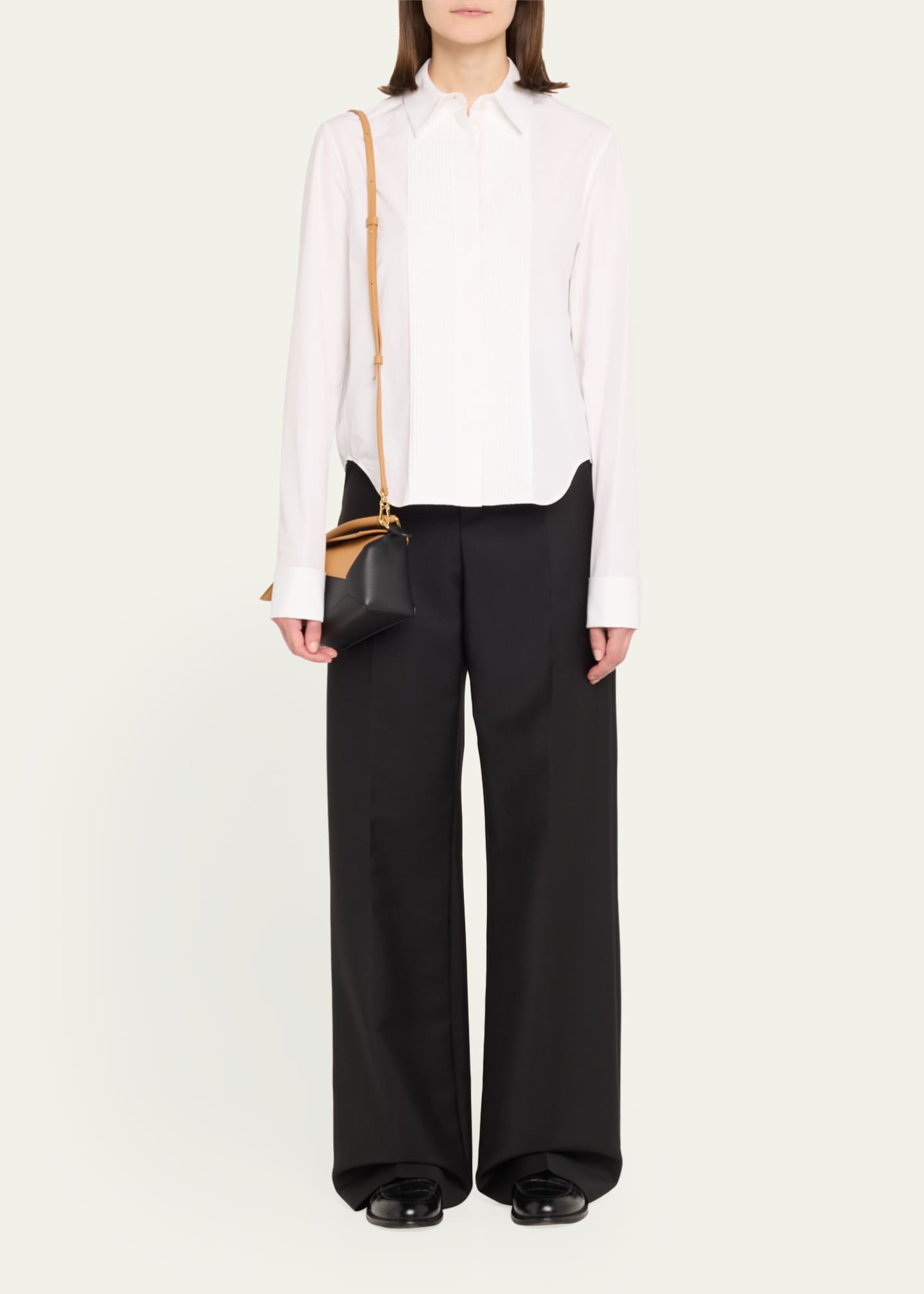 Loewe Mini Puzzle Edge Bicolor Top-Handle Bag Image 5 of 5