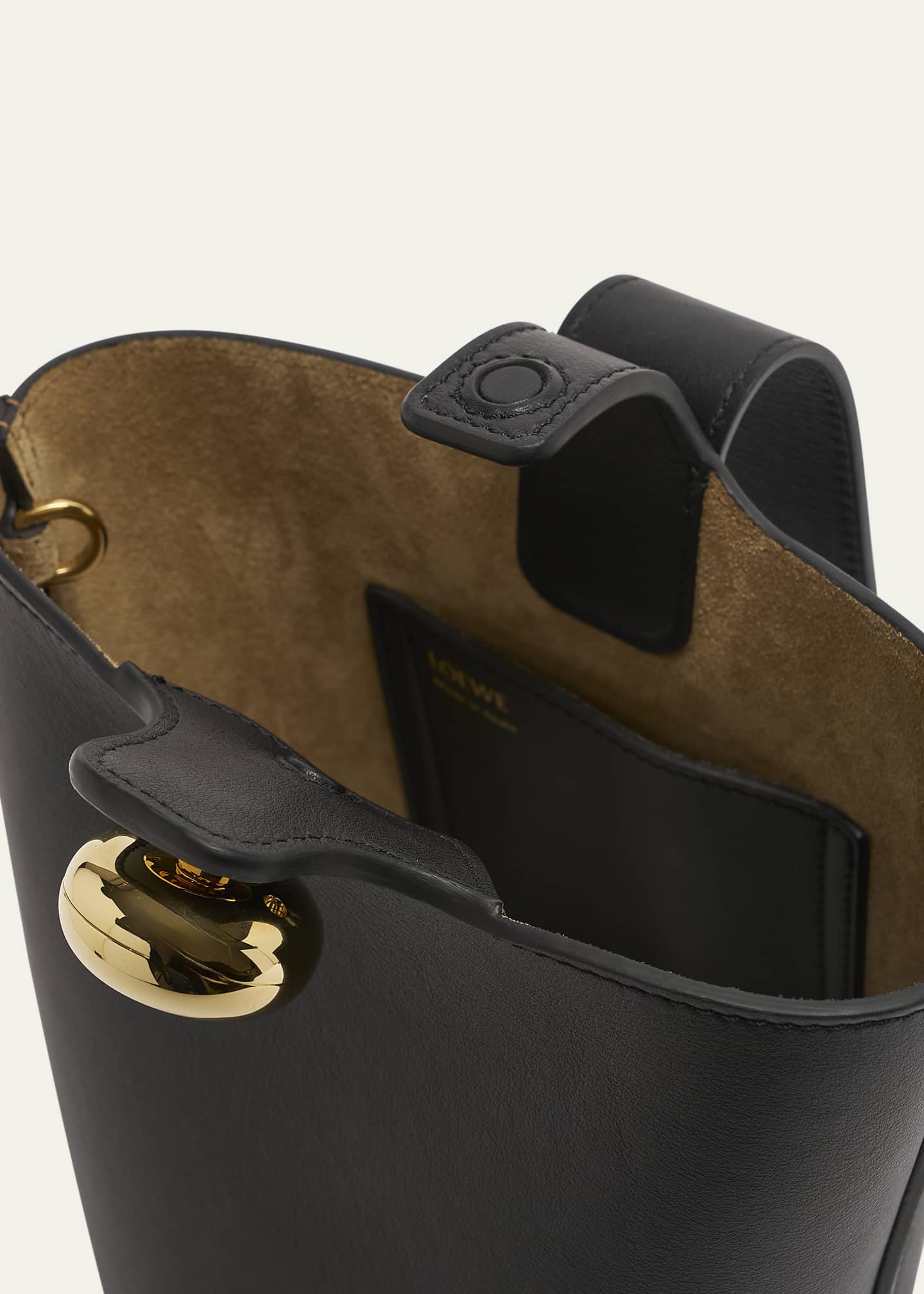 Loewe Mini Pebbled Leather Bucket Bag Image 4 of 6