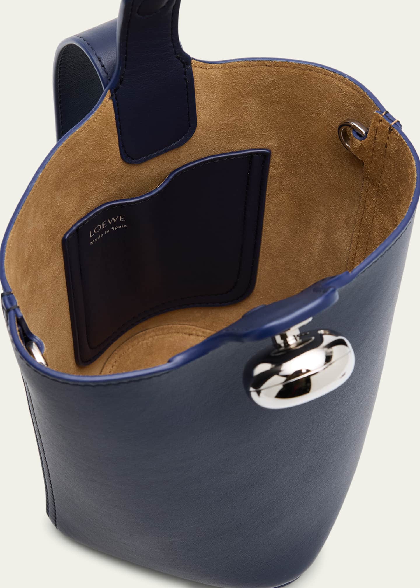 Loewe Mini Pebbled Leather Bucket Bag Image 4 of 6