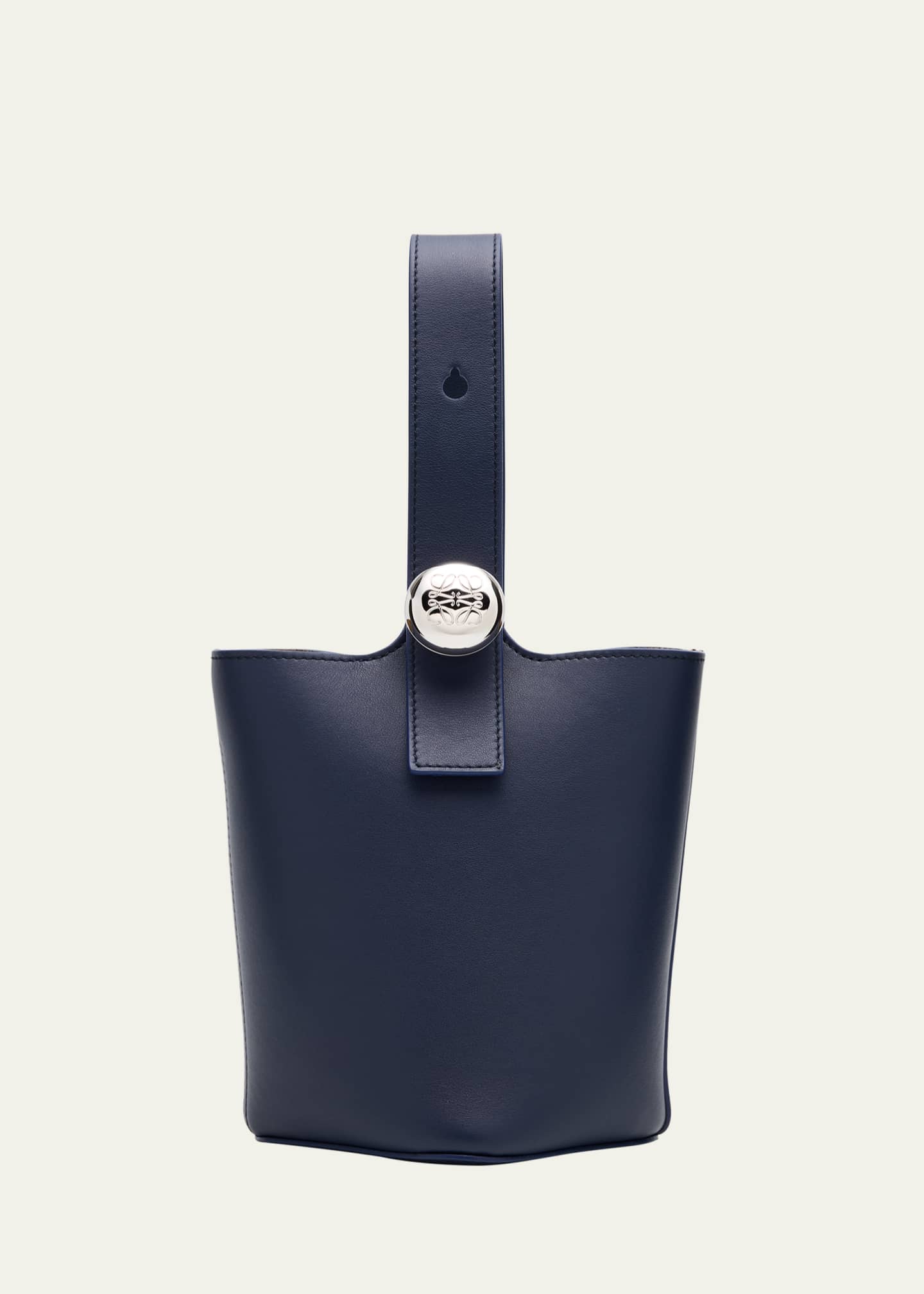 Loewe Mini Pebbled Leather Bucket Bag Image 1 of 6