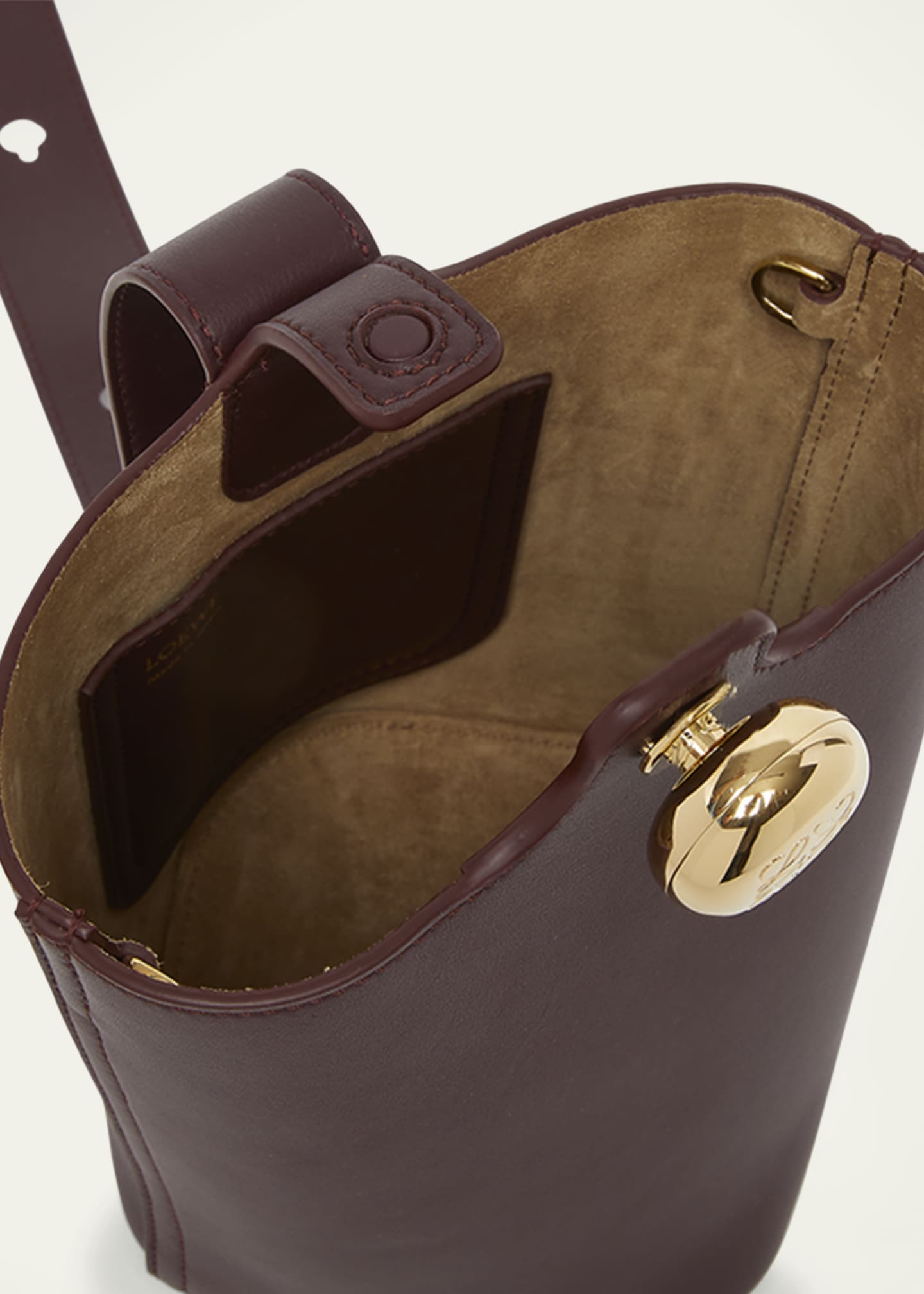 Loewe Mini Pebbled Leather Bucket Bag Image 4 of 6