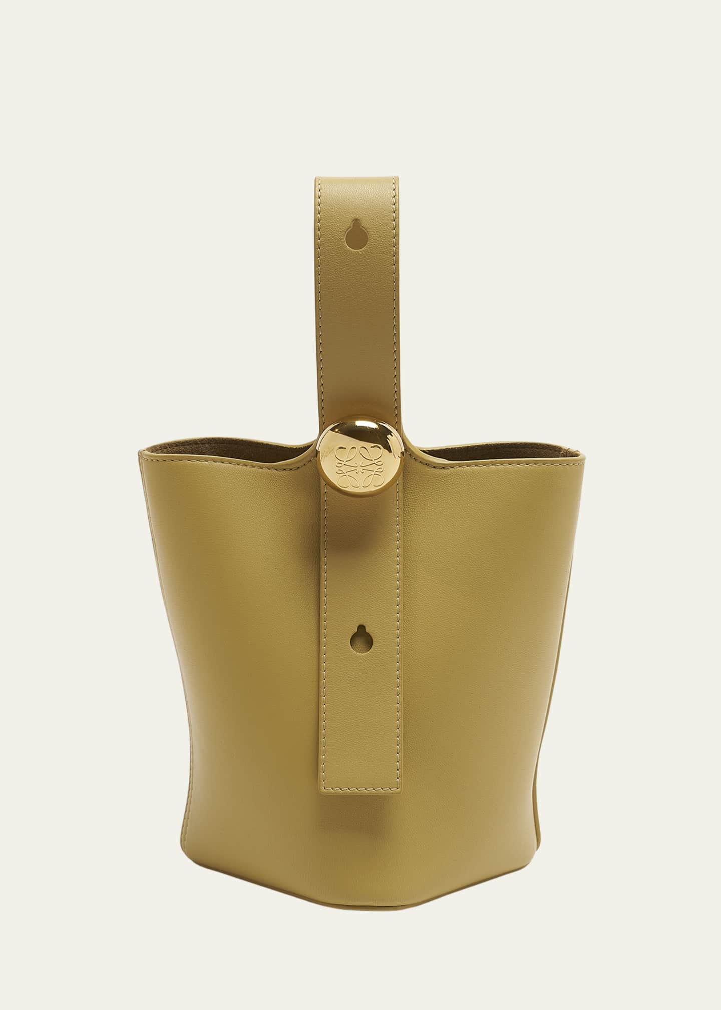 Loewe Mini Pebbled Leather Bucket Bag Image 1 of 6