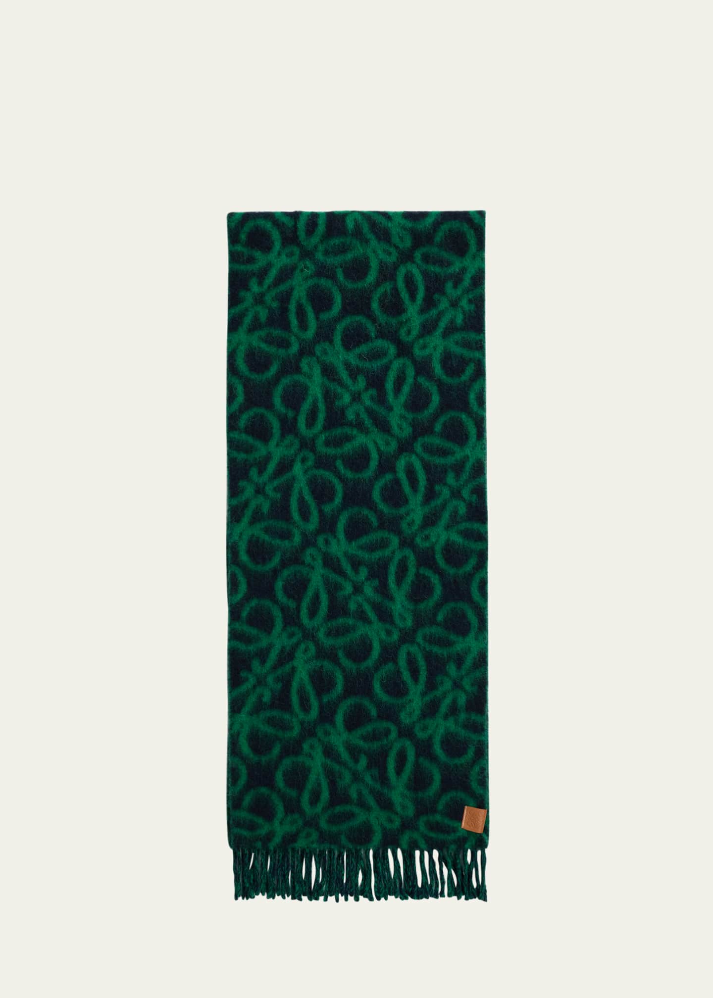 Loewe Anagram Wool-Blend Scarf Image 1 of 4