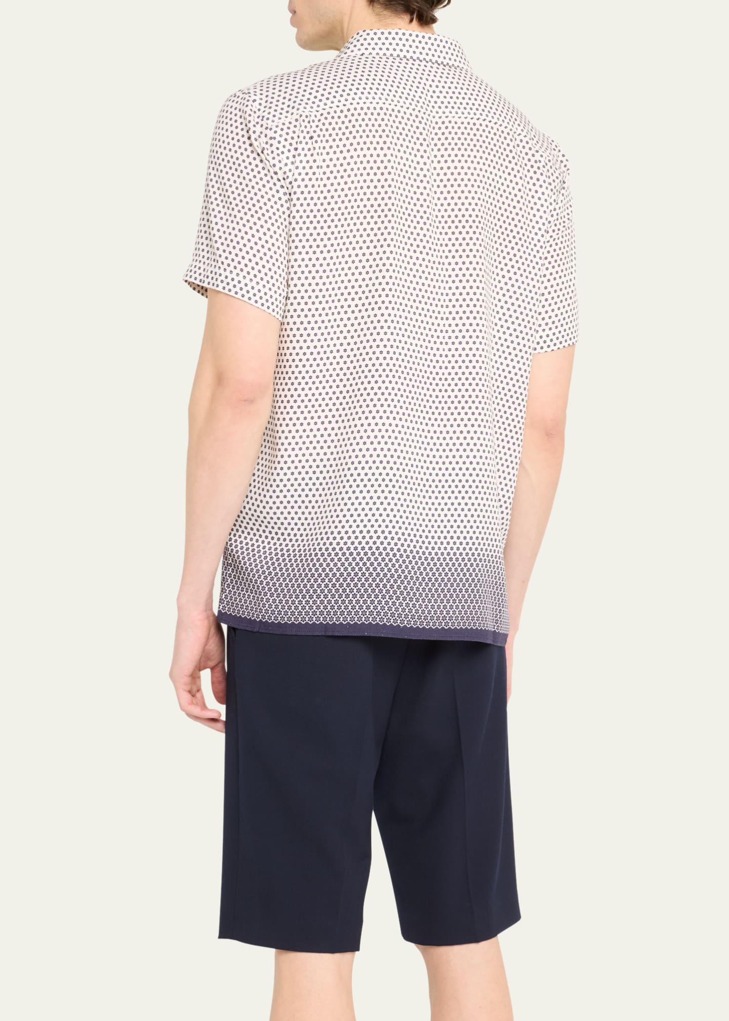 Orlebar Brown Men's Hibbert Floret Degrade Camp Shirt Image 3 of 5