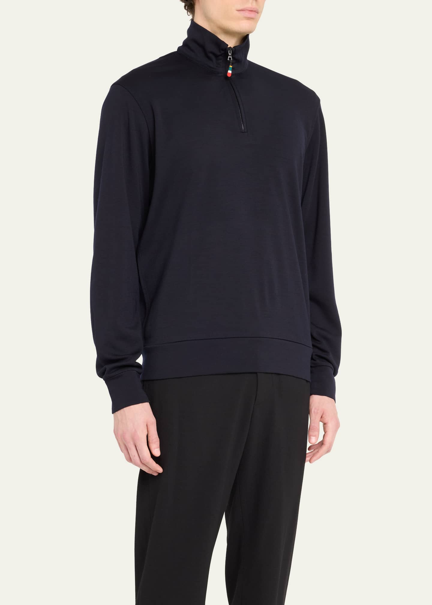 Orlebar Brown Men's Isar Quarter-Zip Sweatshirt Image 4 of 5