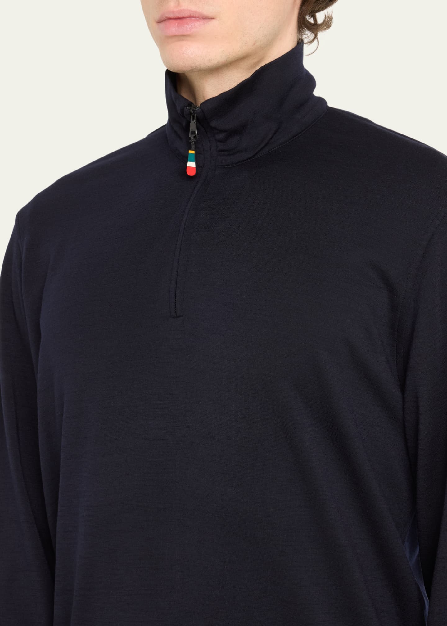 Orlebar Brown Men's Isar Quarter-Zip Sweatshirt Image 5 of 5