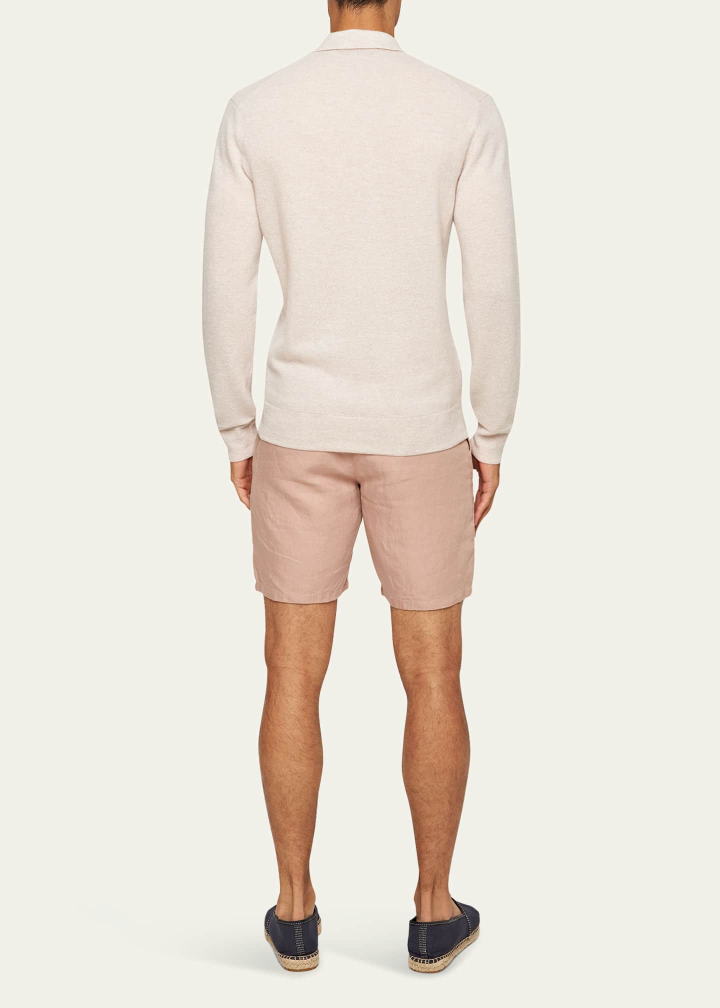Orlebar Brown Men's Bruno Cashmere Polo Shirt Image 3 of 3