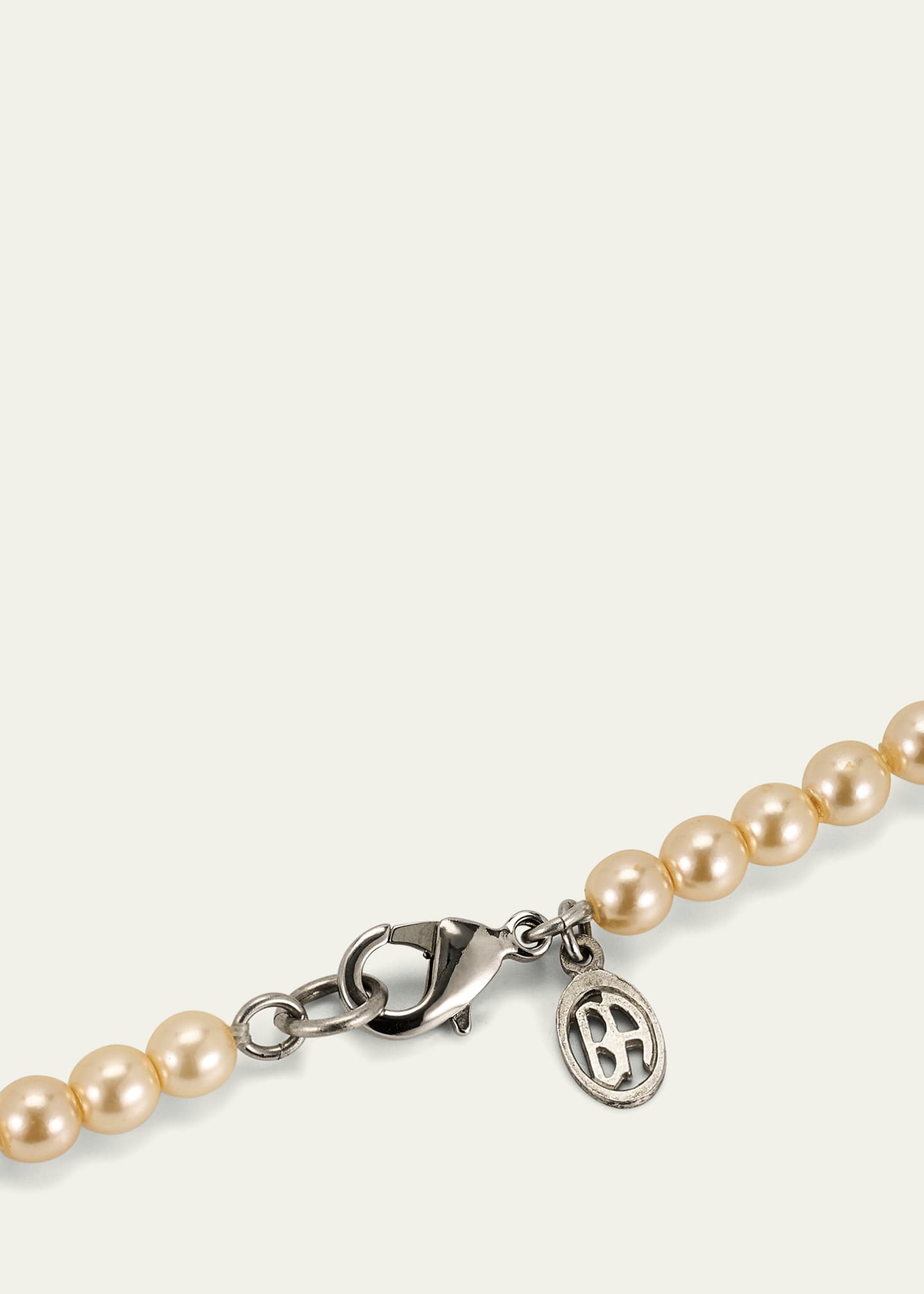 Ben-Amun Pearly Lariat with Two Tassels Image 4 of 4