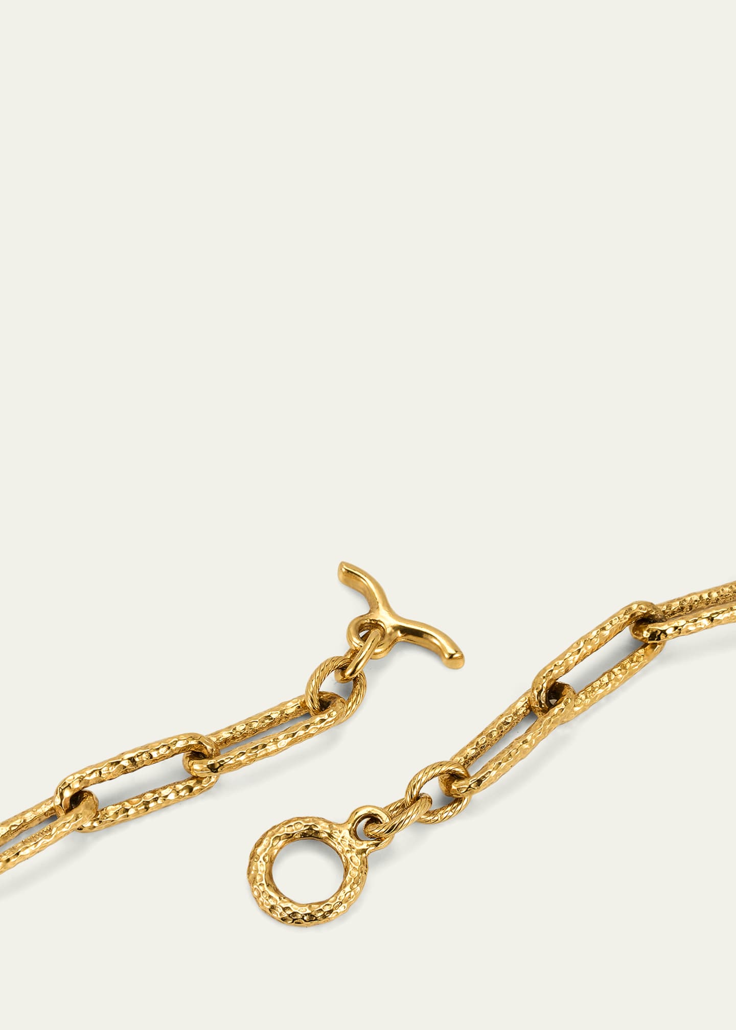 Ben-Amun Long Chain Necklace with Coral Stones and Pearly Beads Image 4 of 4