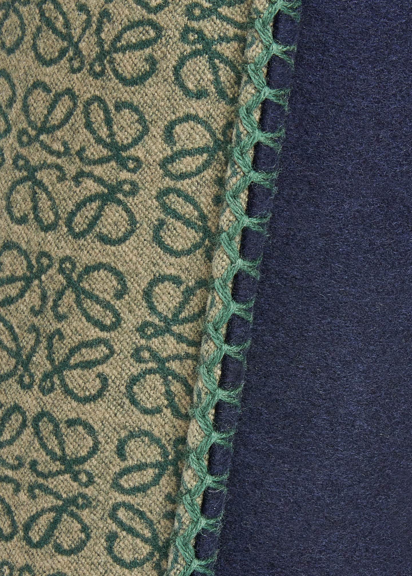 Loewe Anagram Wool Jacquard Cushion, 19.5" Square Image 4 of 4