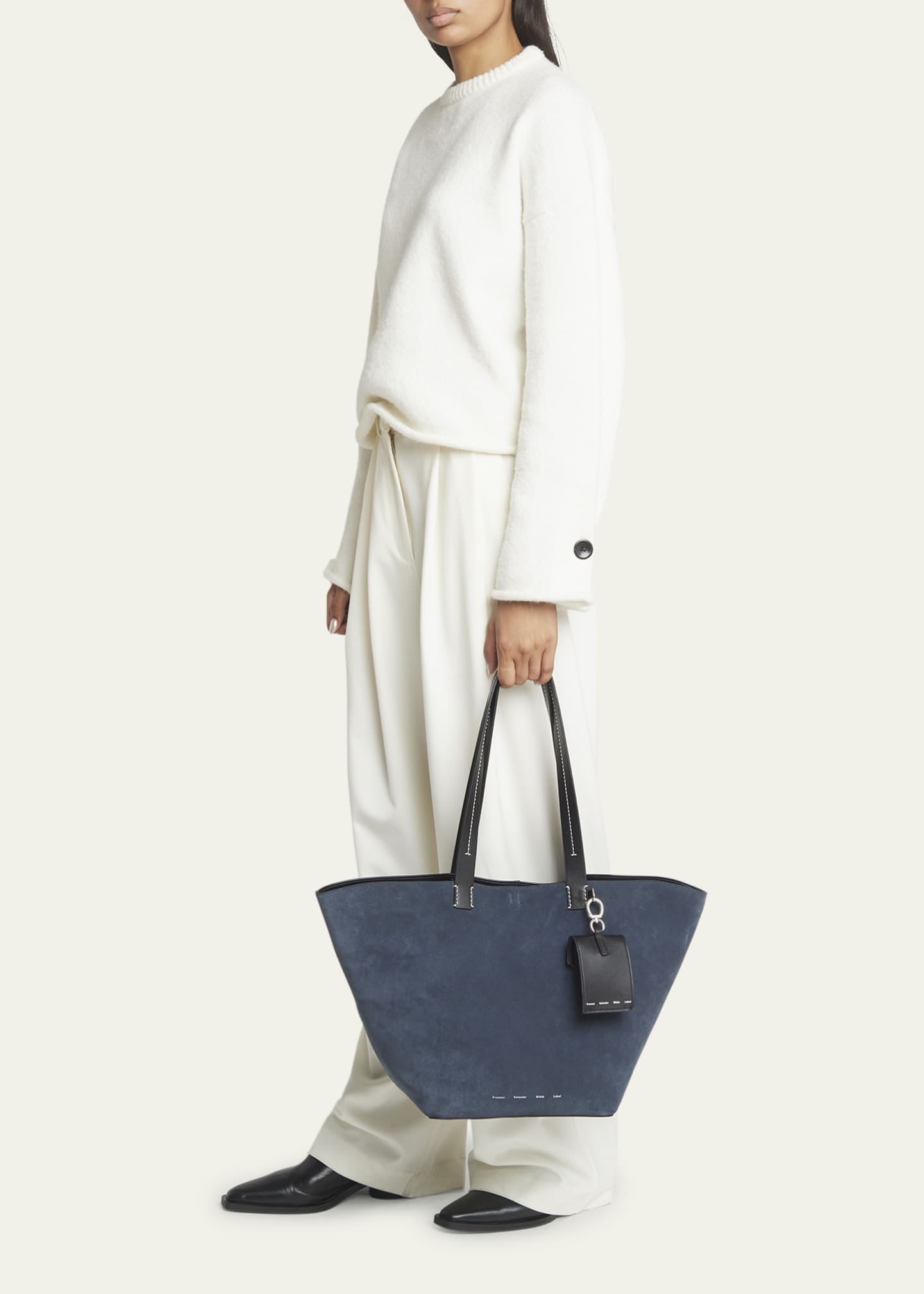 Proenza Schouler White Label Bedford Large Suede Tote Bag