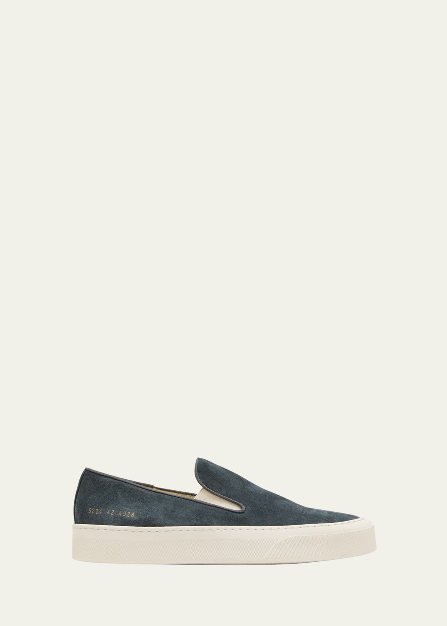 Common Projects Men s Suede Slip On Sneakers
