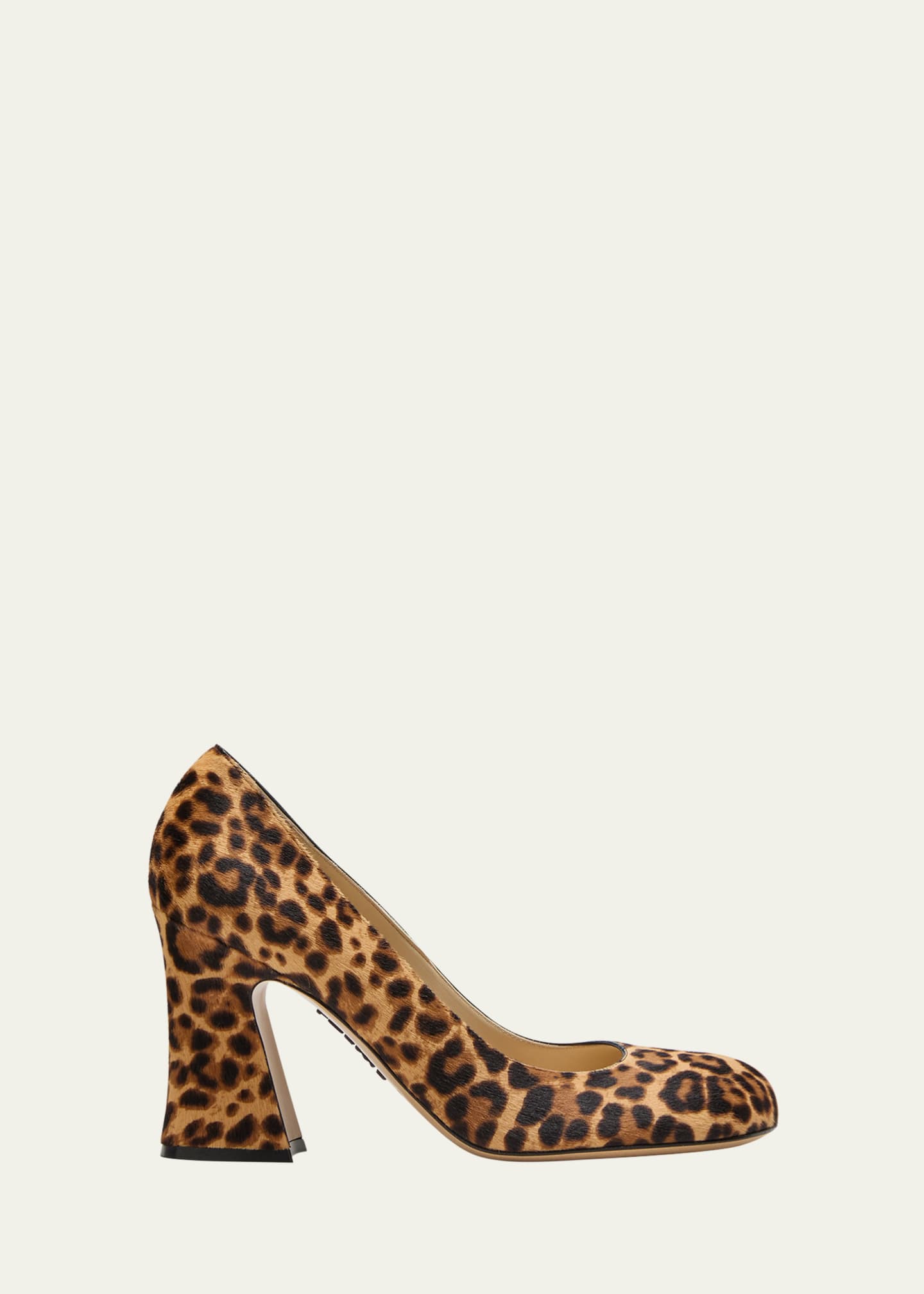 Leopard print block heel pumps new arrivals
