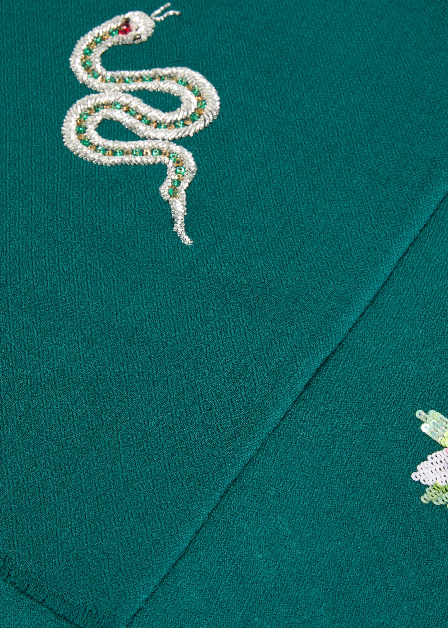 Janavi Asmodeus Beaded Merino Wool Scarf Image 4 of 4