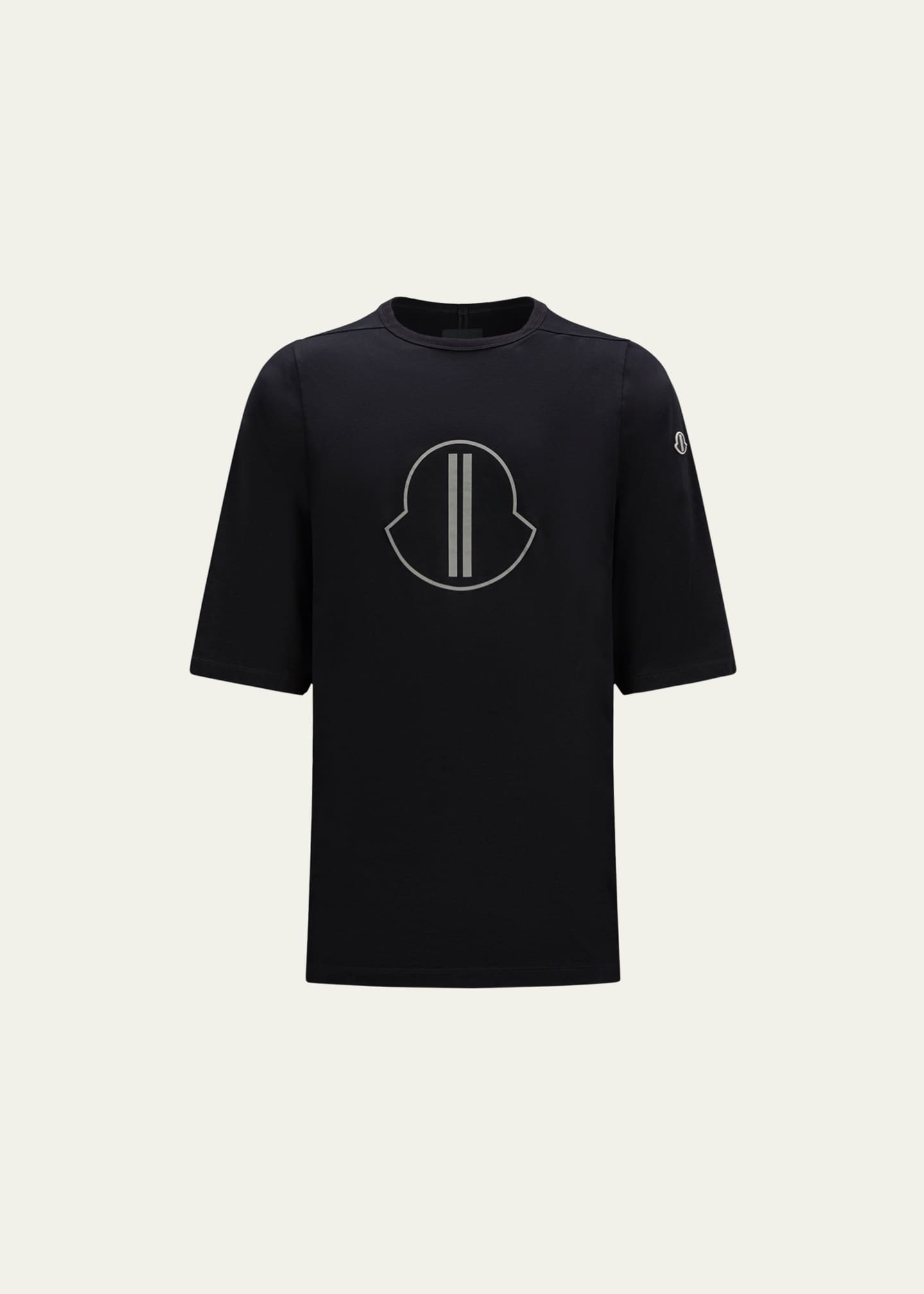 Moncler logo print t shirt sales