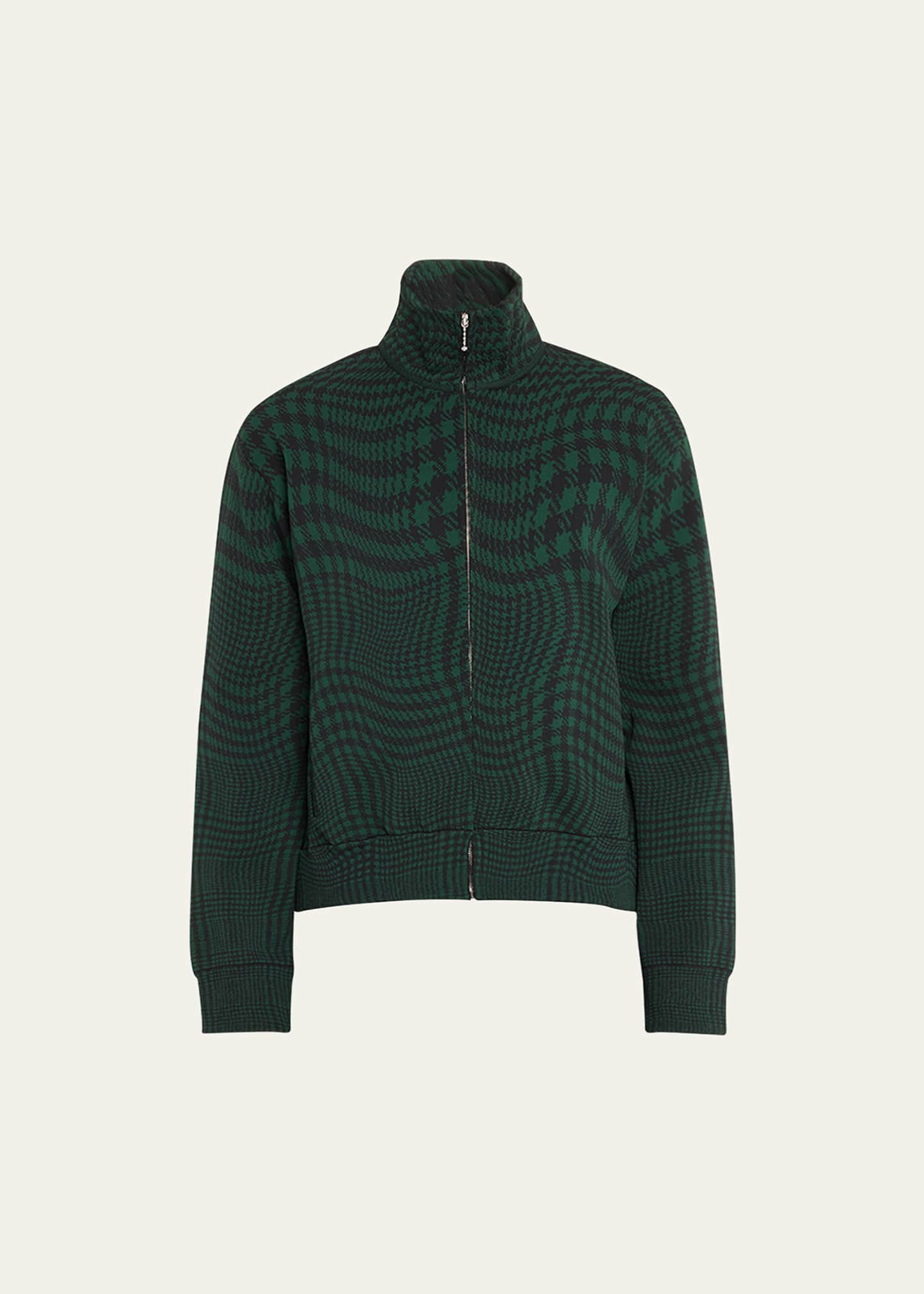 Burberry green jacket hot sale