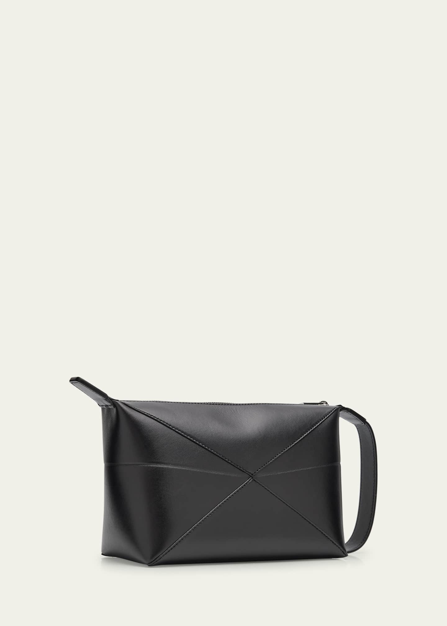 Loewe Men's Puzzle Fold Leather Toiletry Bag Image 2 of 4