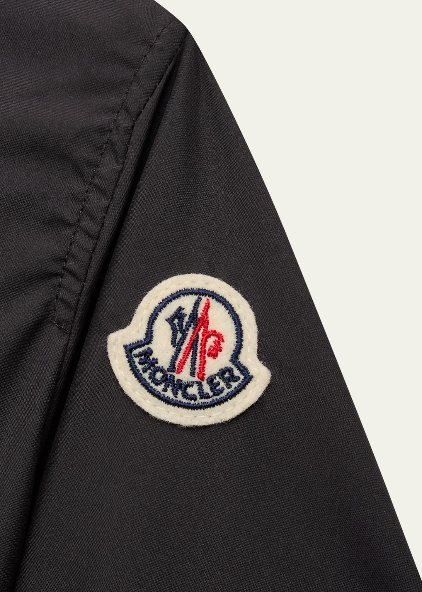 Moncler lightweight hooded jacket store