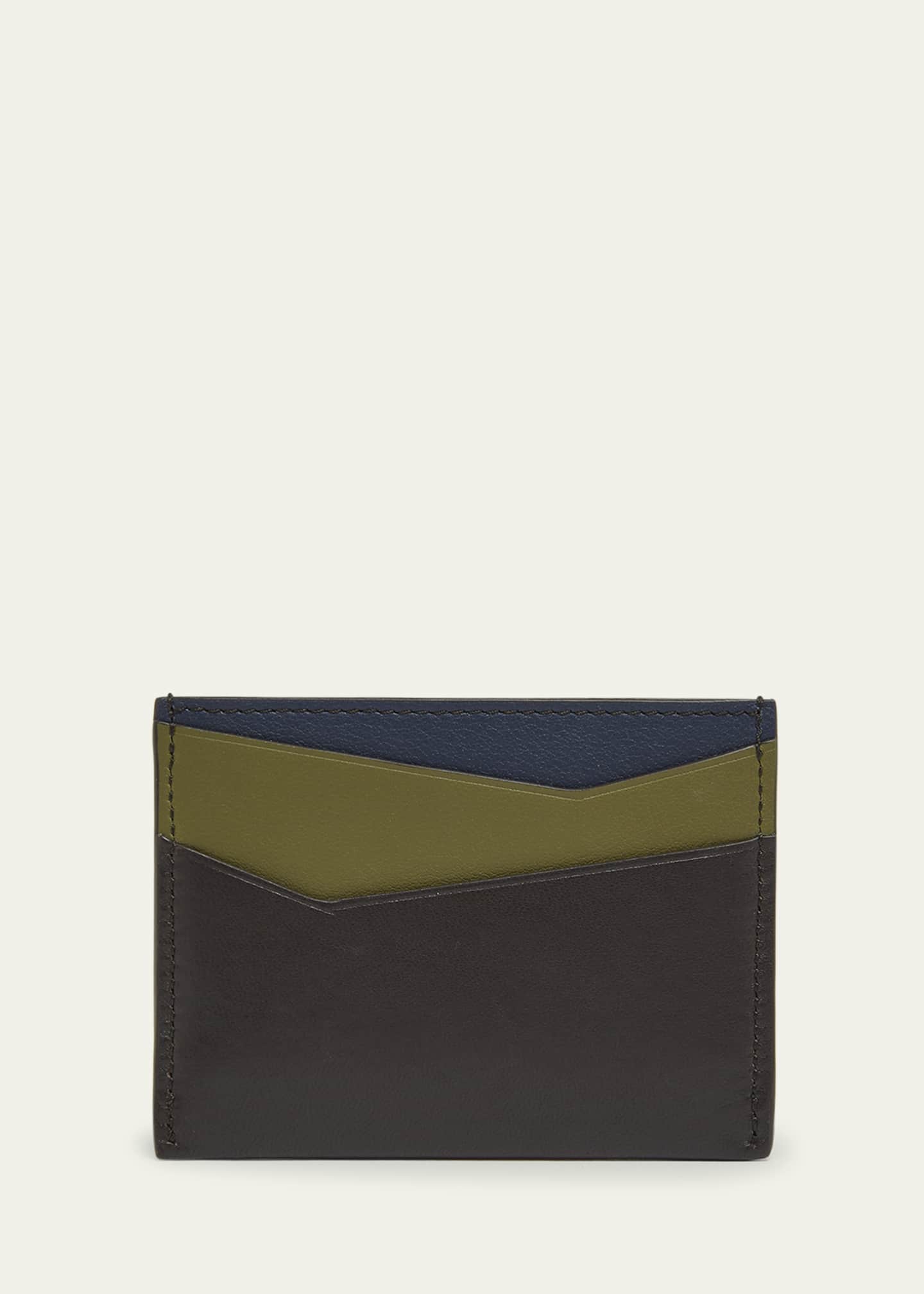 Loewe Men's Puzzle Calfskin Card Holder Image 3 of 4