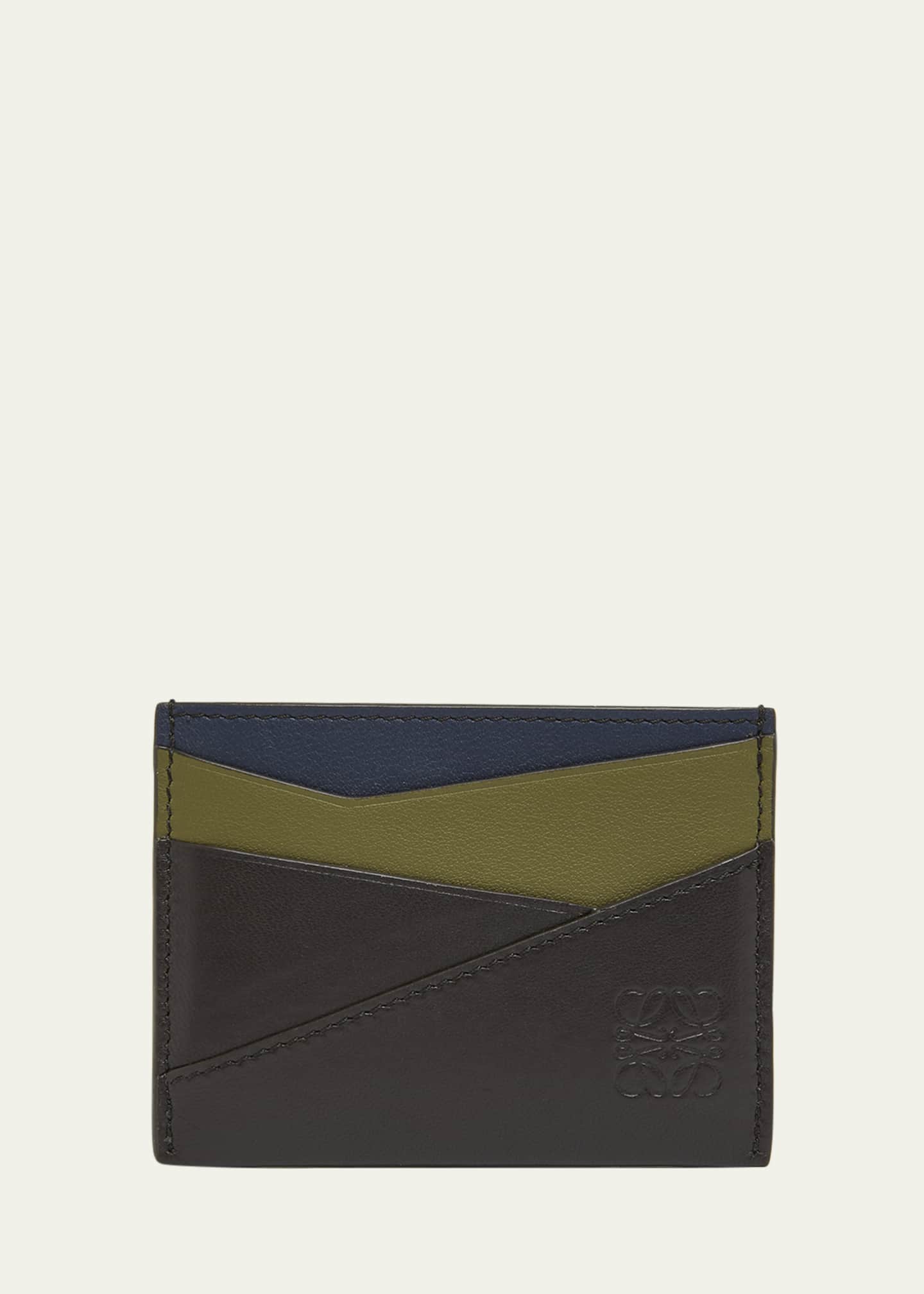 Loewe Men's Puzzle Calfskin Card Holder Image 1 of 4