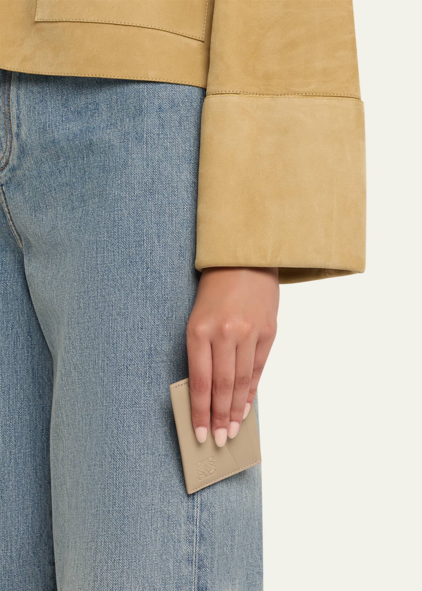 Loewe Men's Puzzle Calfskin Card Holder Image 2 of 4
