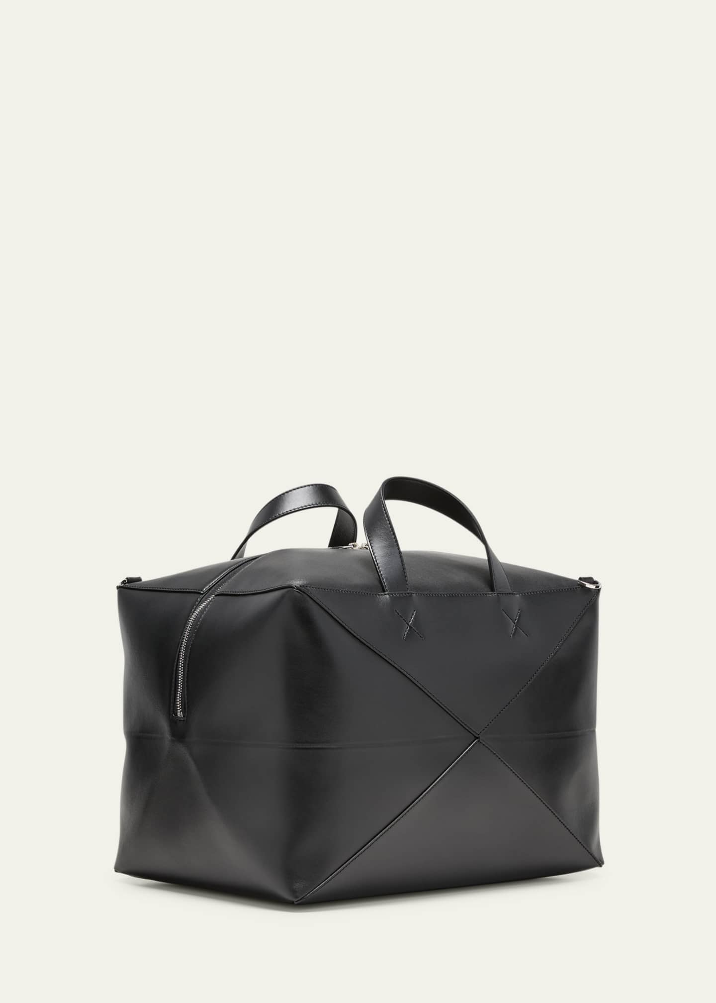 Loewe Men's Puzzle Fold Leather Duffle Bag Image 3 of 5