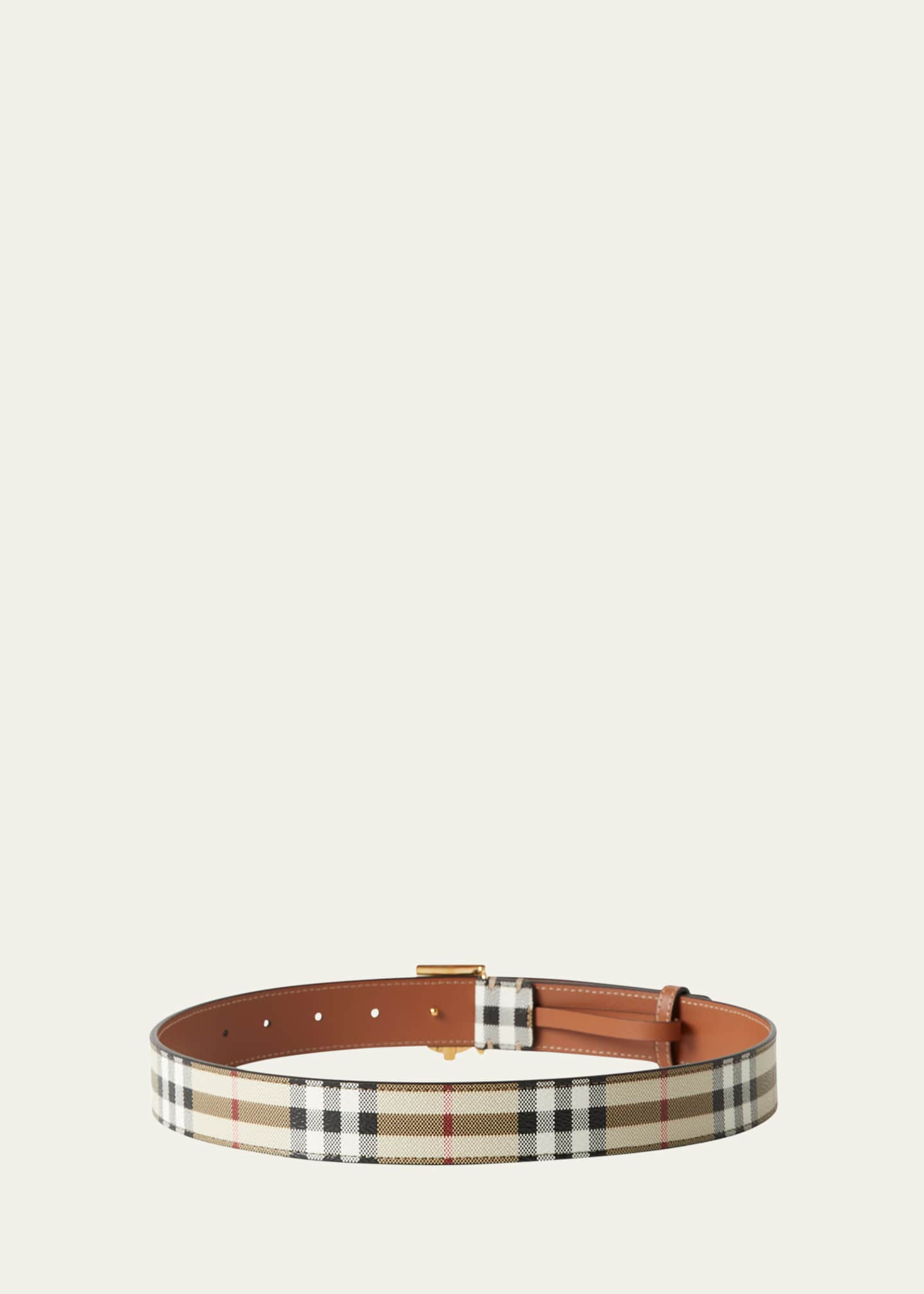 Burberry check belt clearance