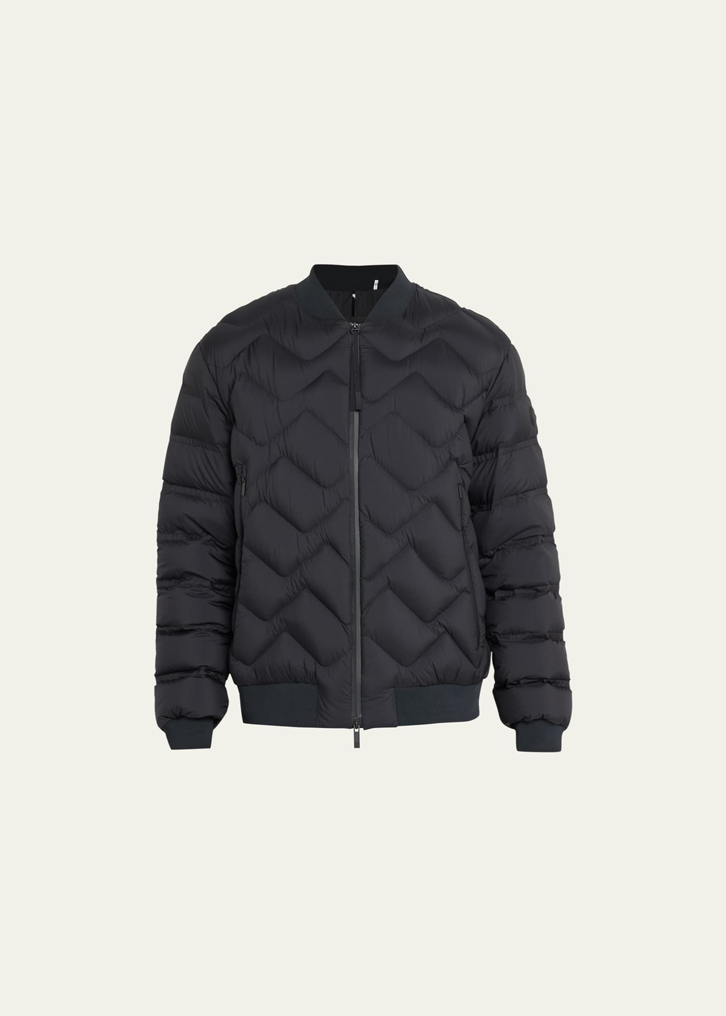 Moncler white bomber jacket online