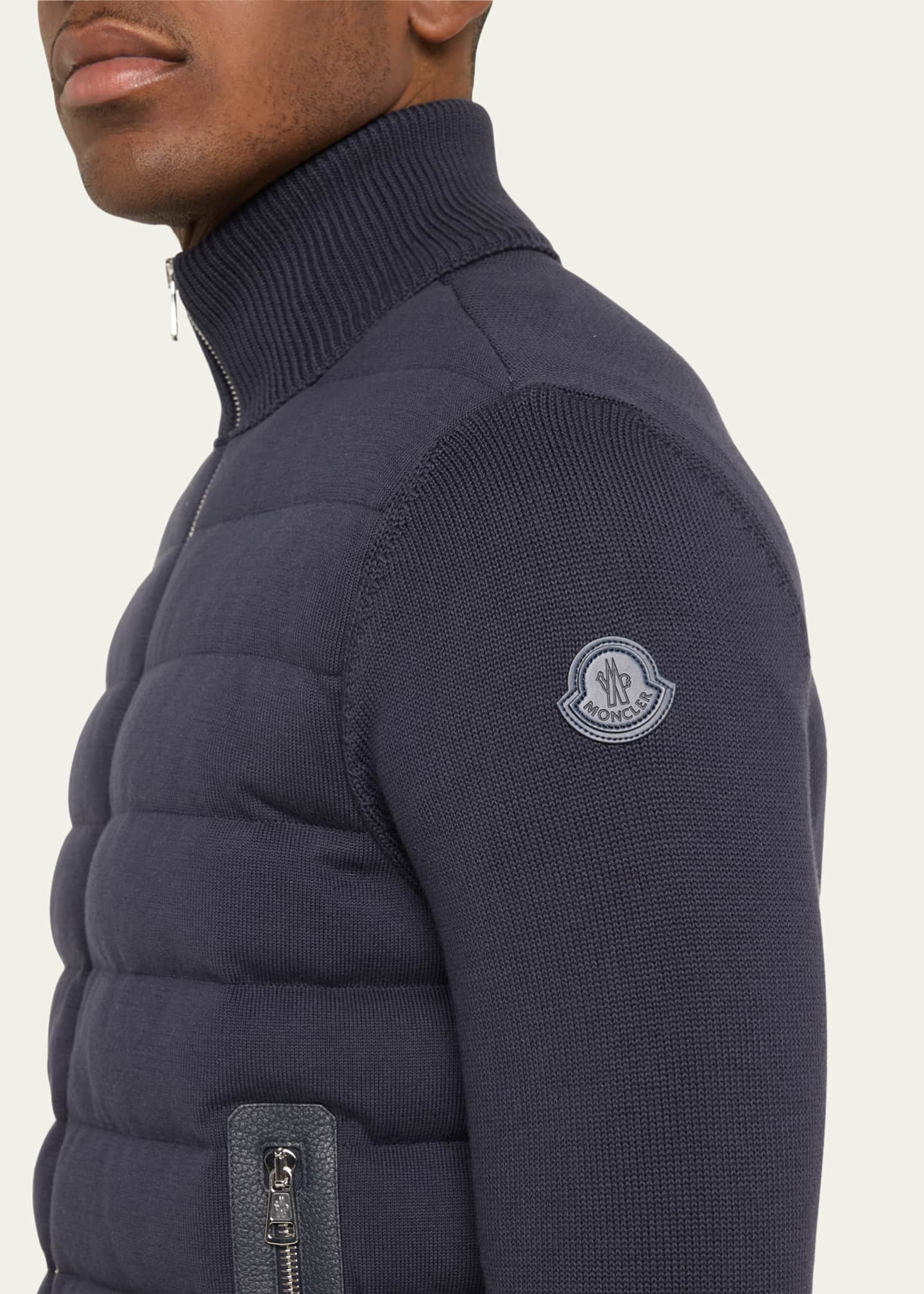 Moncler padded front cardigan deals