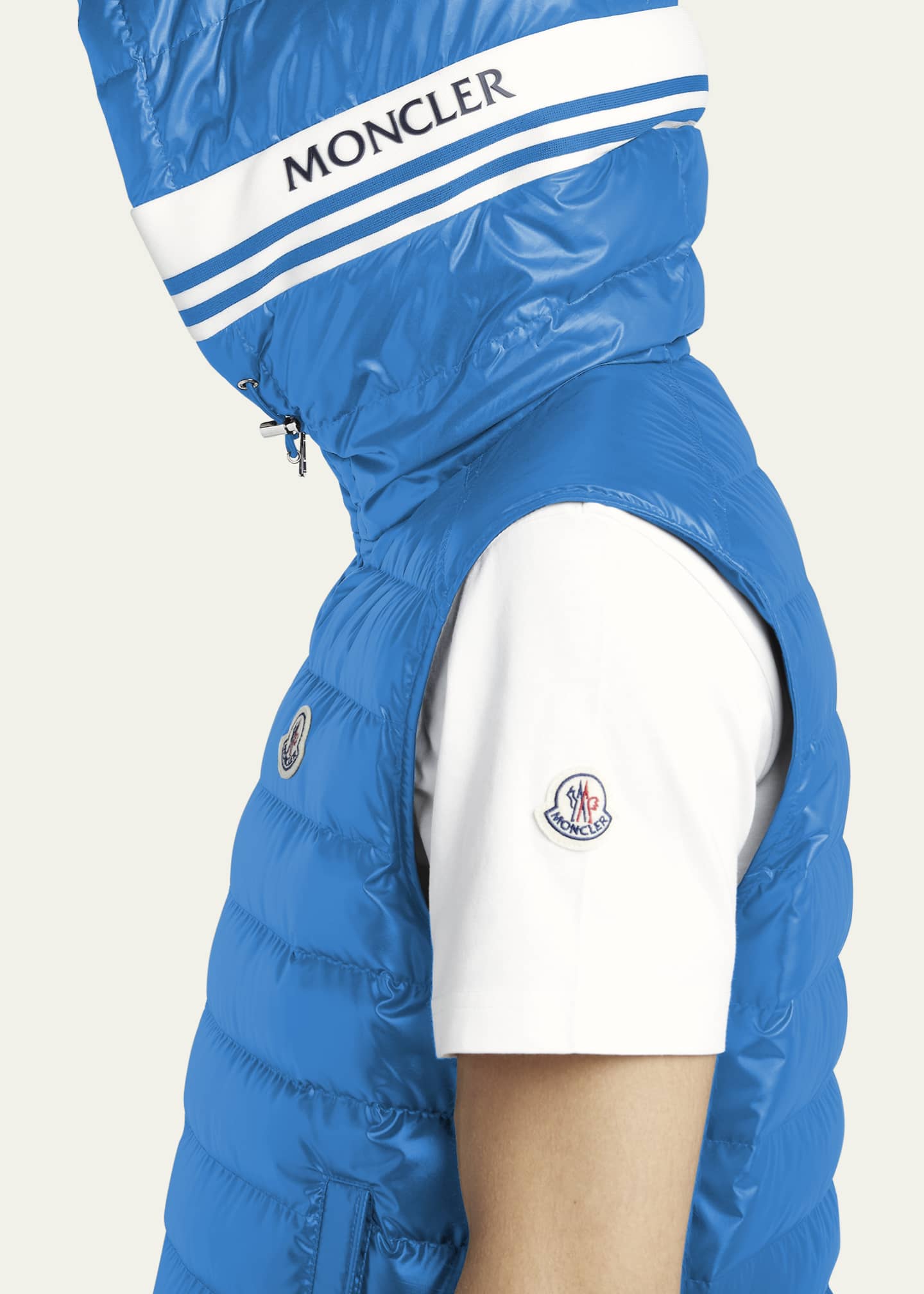 Blue moncler gilet mens outlet
