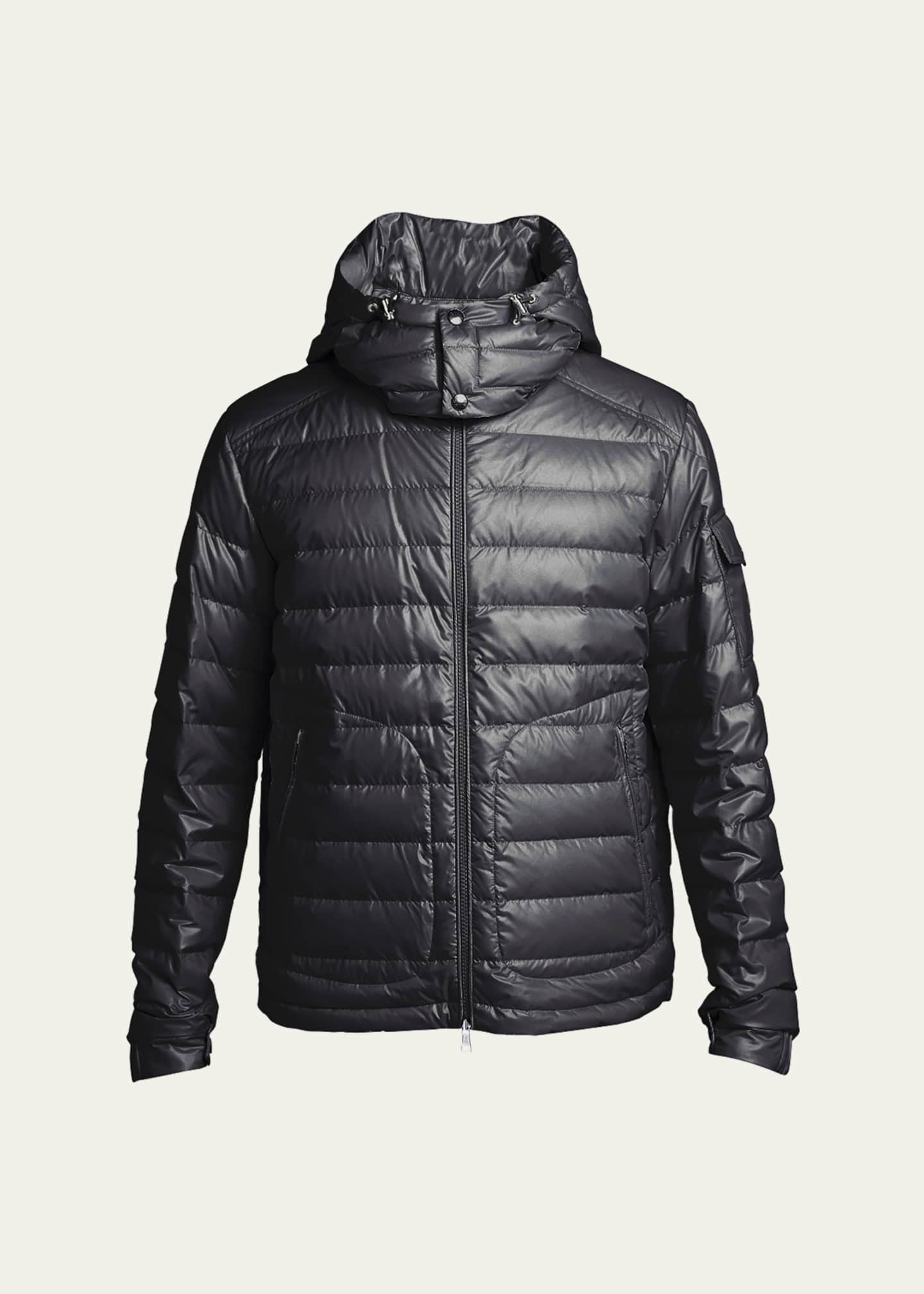 Moncler hooded quilted down jacket on sale