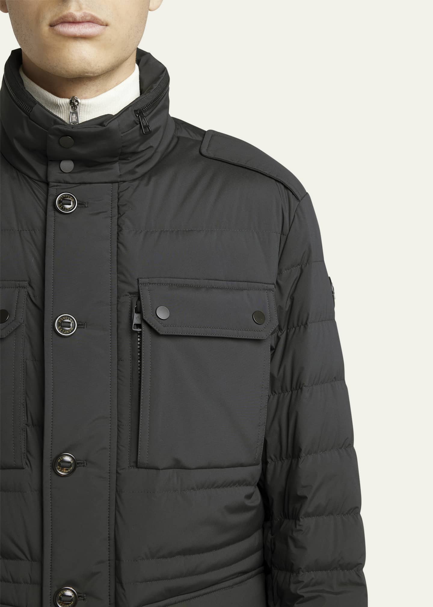 Moncler Men s Arradon Cargo Field Down Jacket