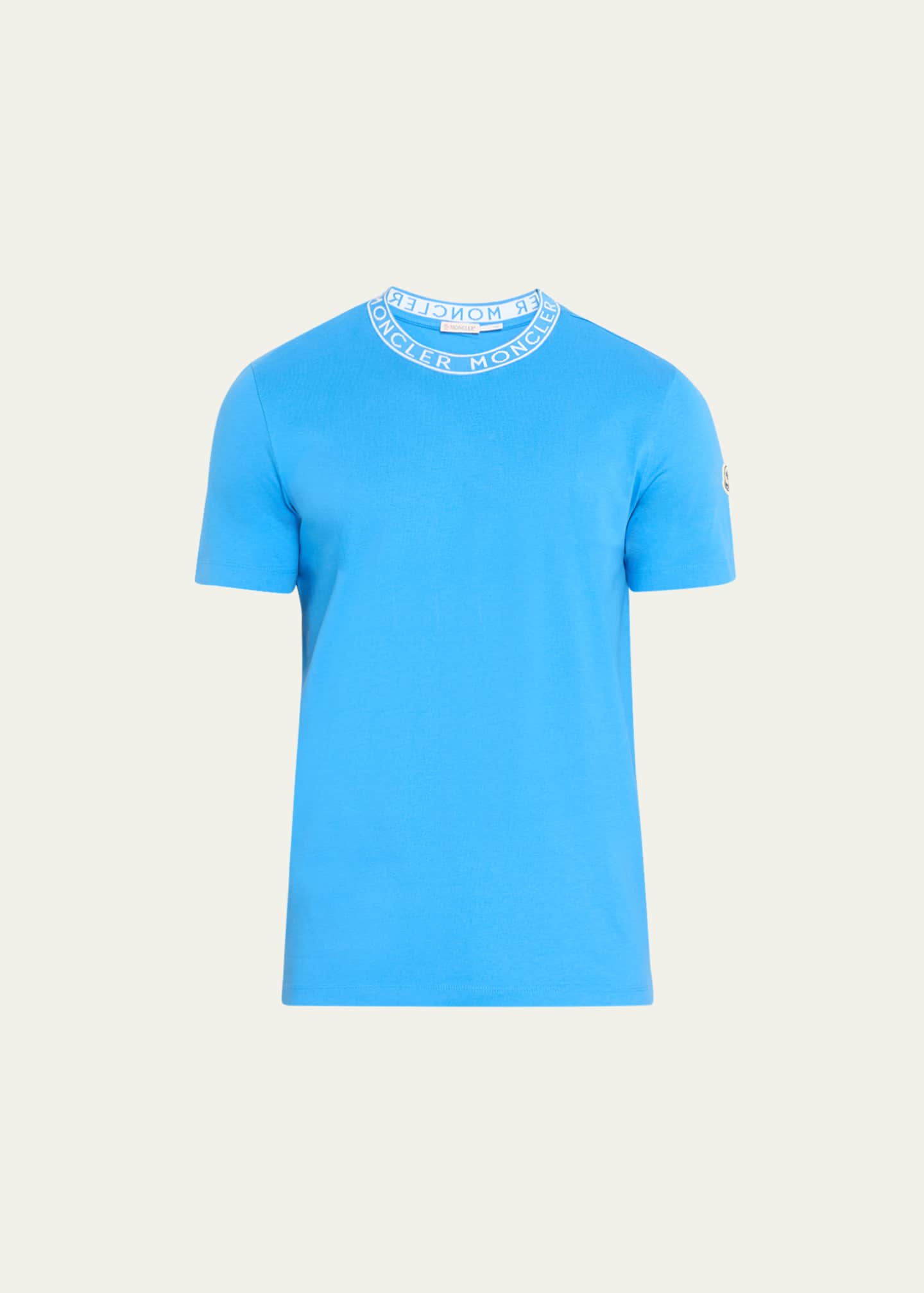 Moncler Men's Logo Crew T-Shirt - Bergdorf Goodman