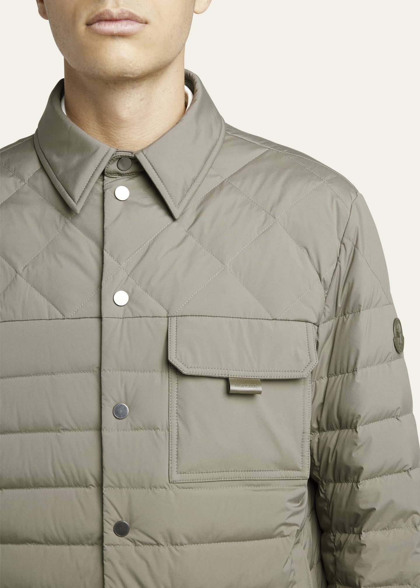 Mens moncler overshirt discount