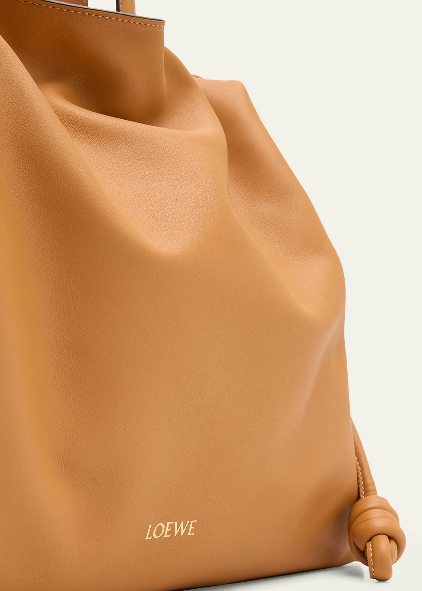 Loewe Flamenco Large Clutch Bag in Napa Leather with Golden