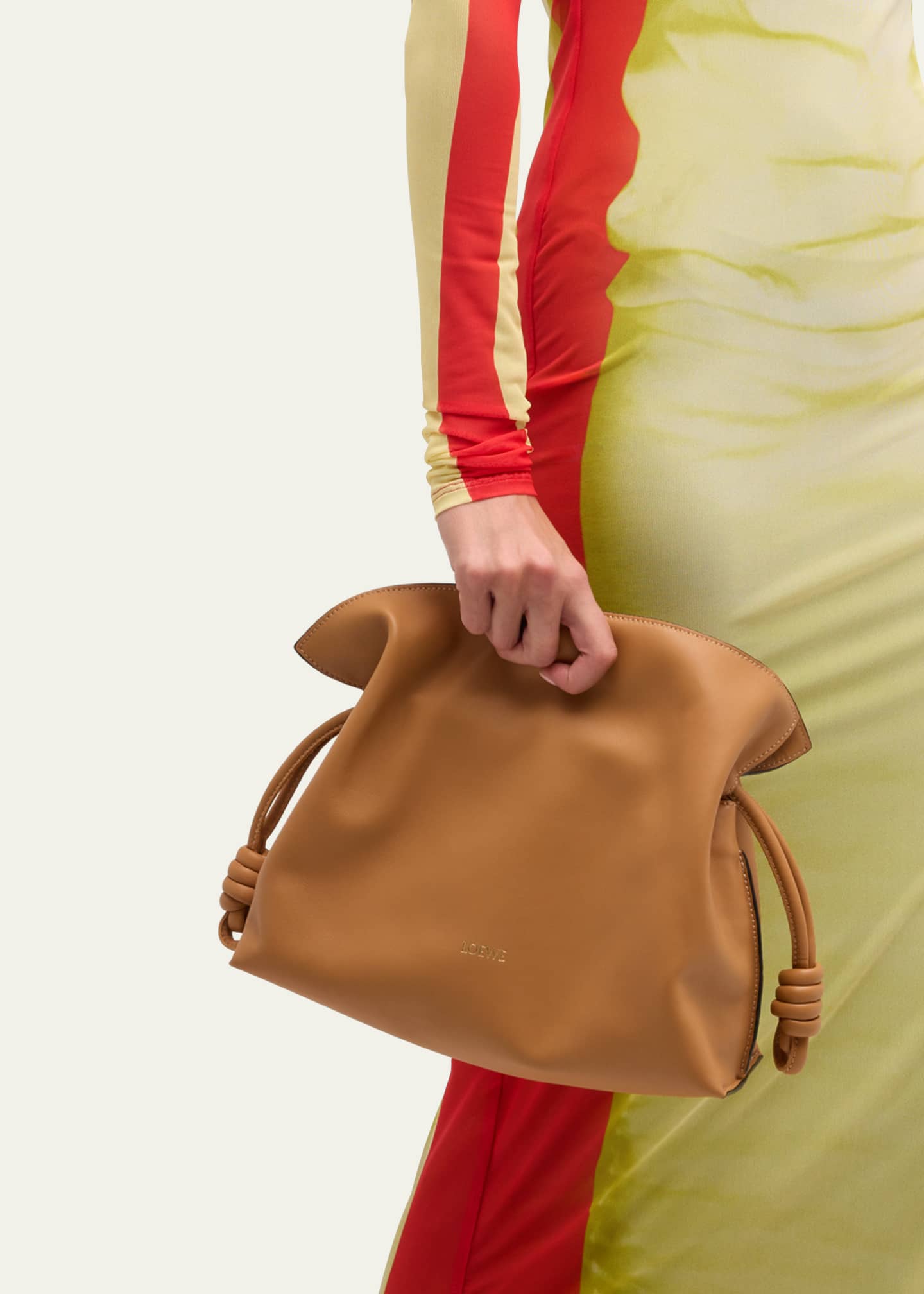 Loewe Flamenco Medium Clutch Bag in Napa Leather - Bergdorf