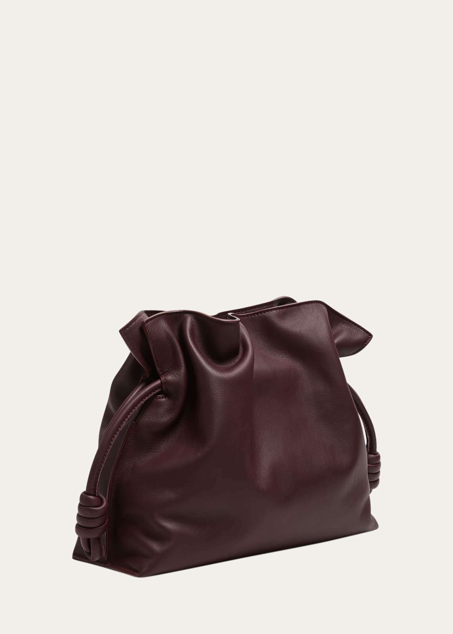 Loewe flamenco leather clutch top