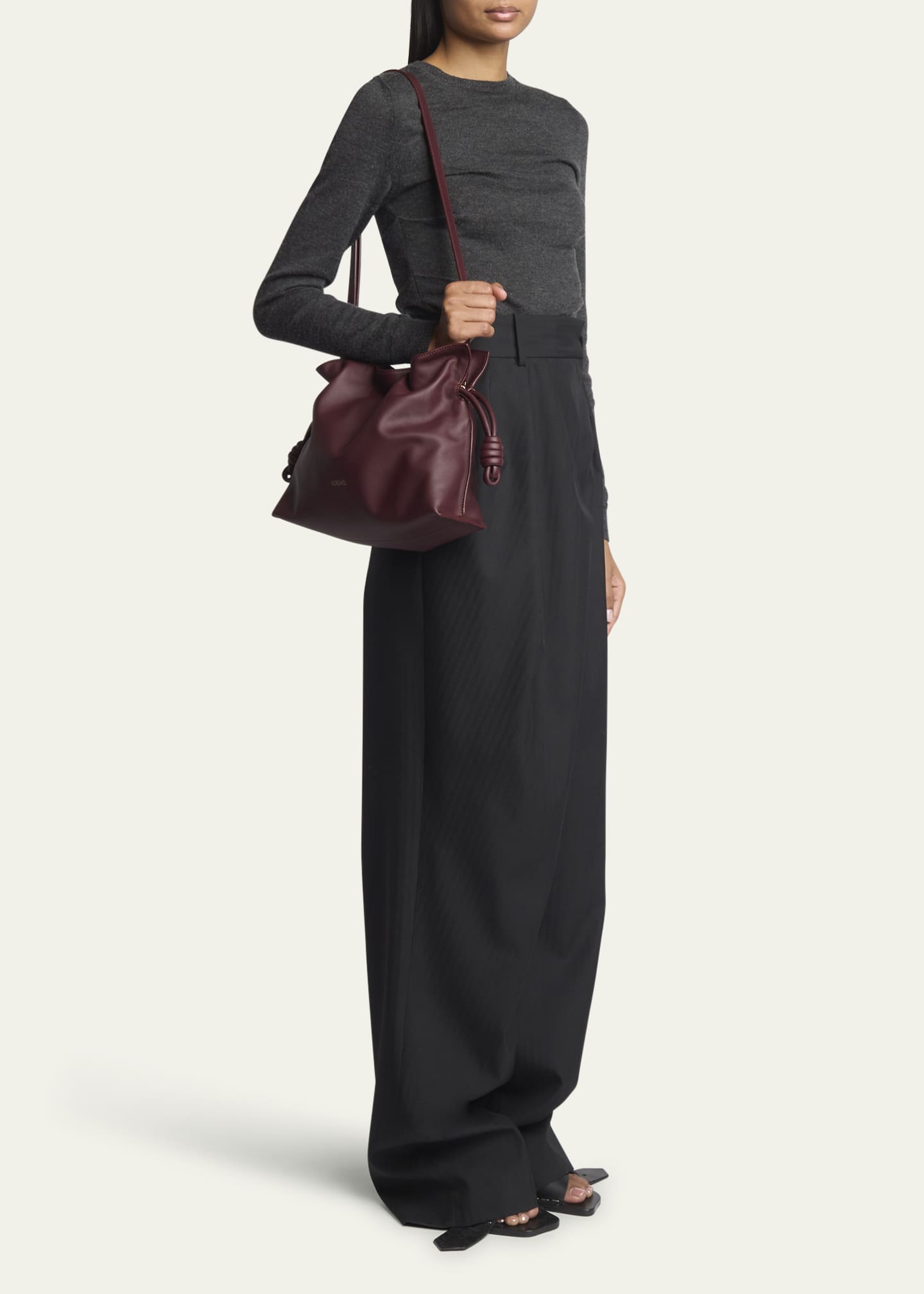 Loewe Flamenco Medium Clutch Bag in Napa Leather Image 5 of 6