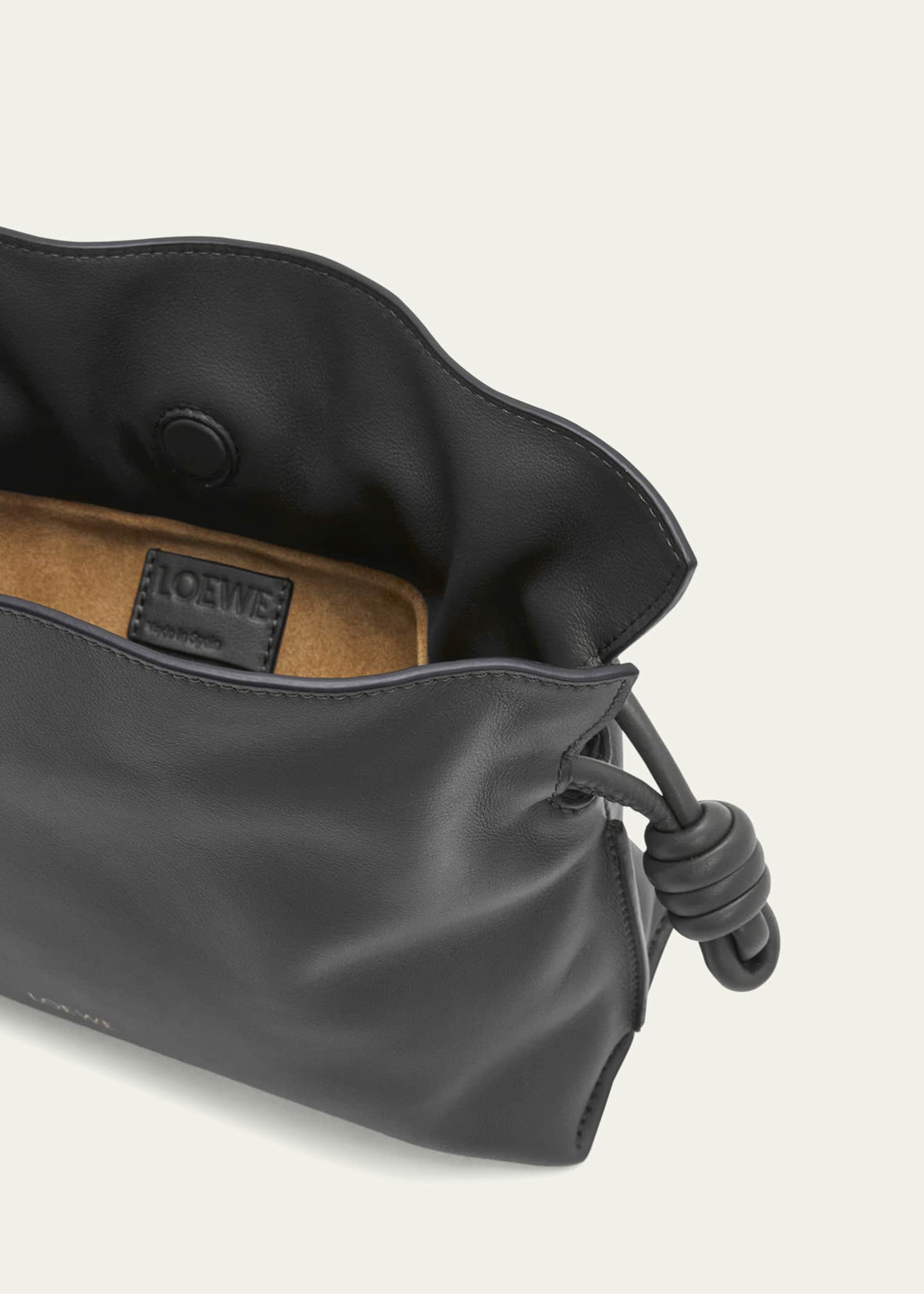 Flamenco mini leather outlet clutch
