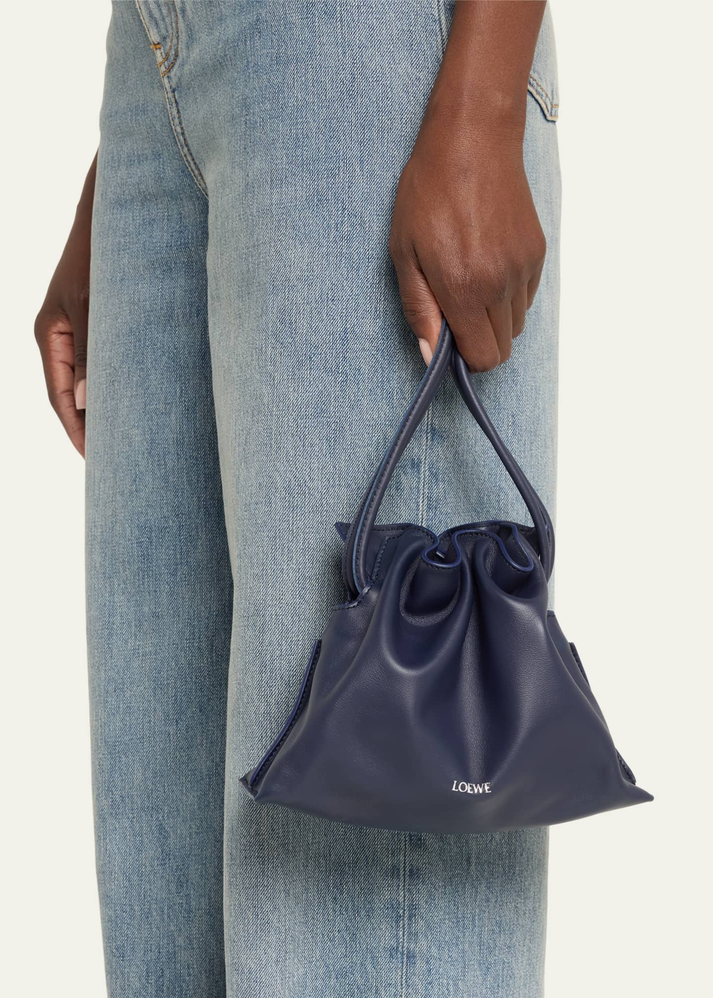Loewe Flamenco Mini Clutch Bag in Napa Leather Image 2 of 5