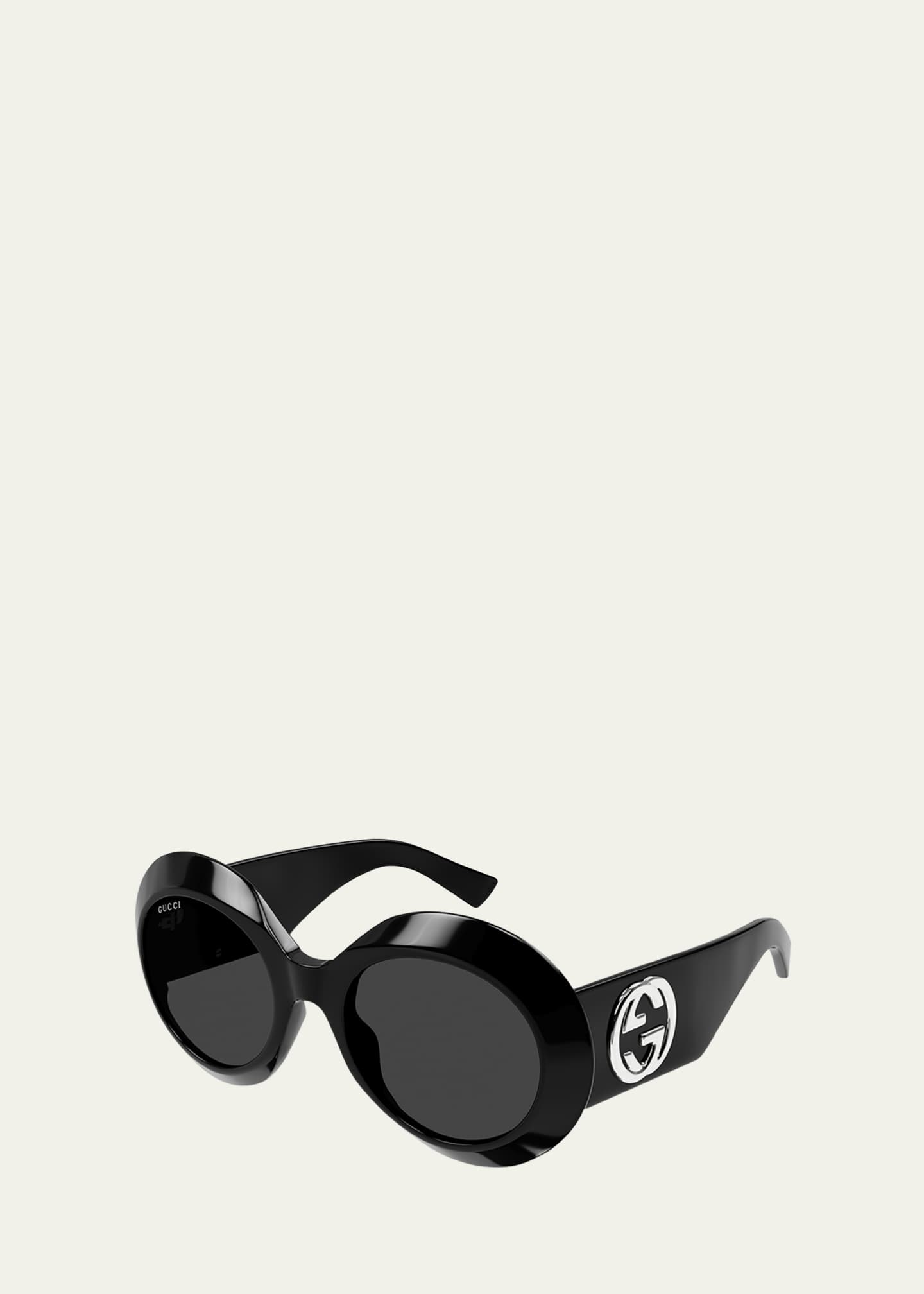 Gucci acetate round sunglasses top