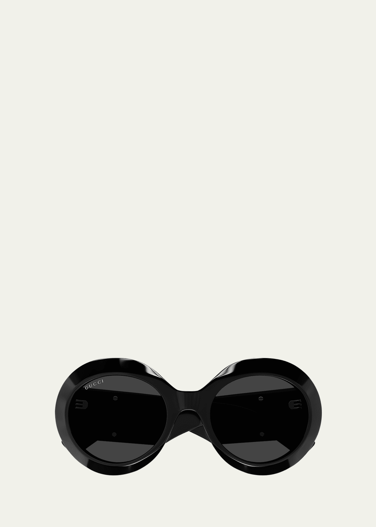 Gucci Beveled Acetate Round Sunglasses Bergdorf Goodman