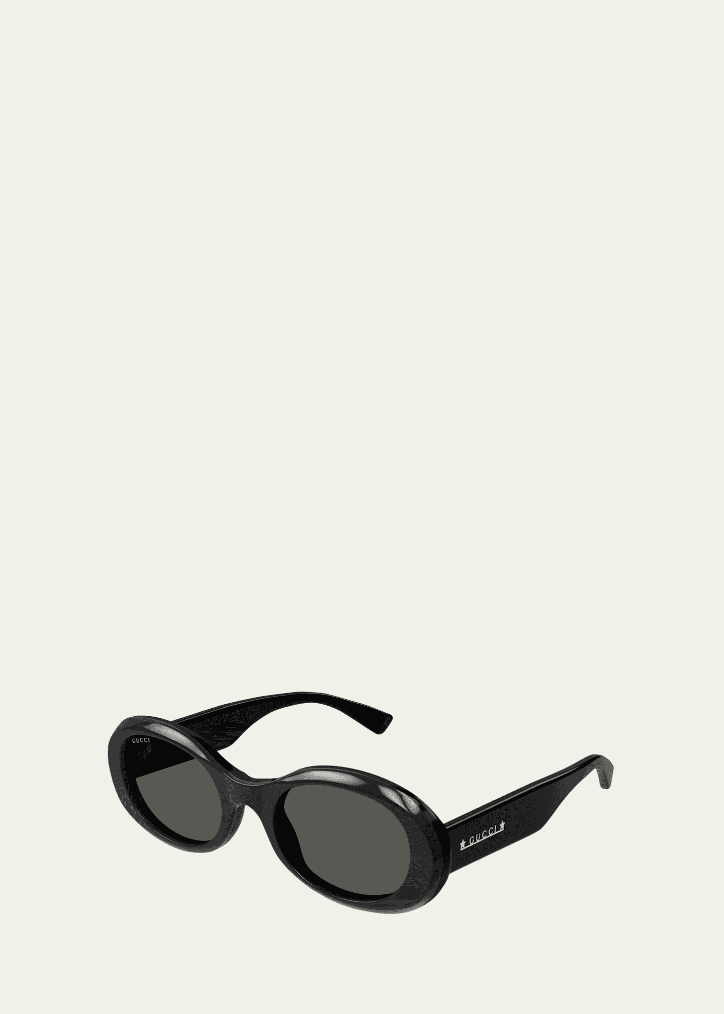 Gucci black oval sunglasses sale