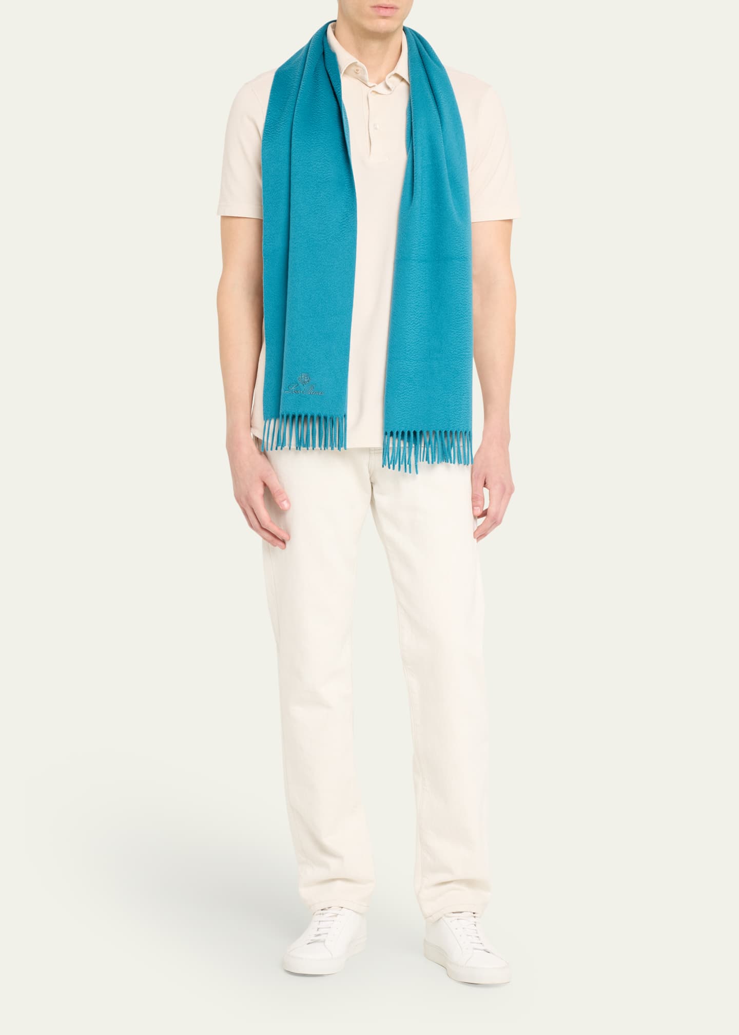 Loro Piana Men's Grande Unita Cashmere Scarf Bergdorf Goodman