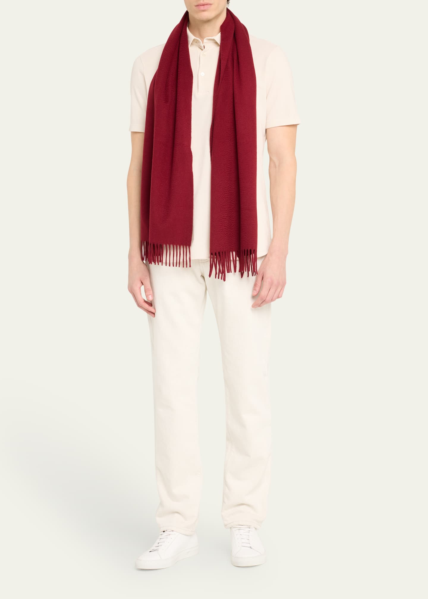 Loro Piana Men's Grande Unita Cashmere Scarf Bergdorf Goodman