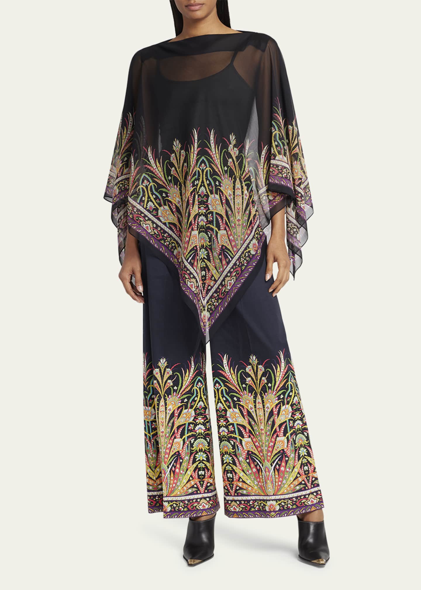Etro Sheer Patterned Cover-Up Image 2 of 5