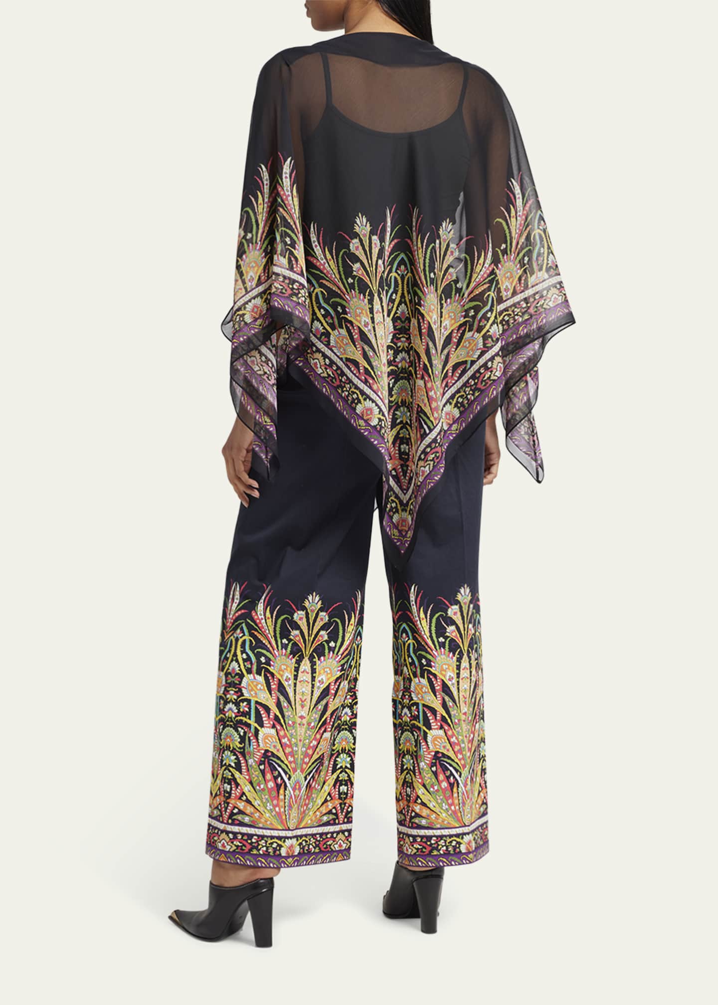 Etro Sheer Patterned Cover-Up Image 3 of 5